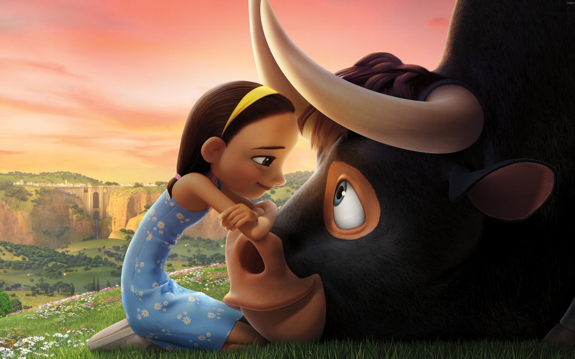 Персонажи нового мультфильма Фердинанд, 2017