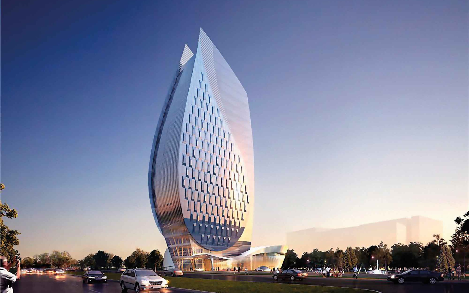 Высотное здание Azersu Office Tower Баку 