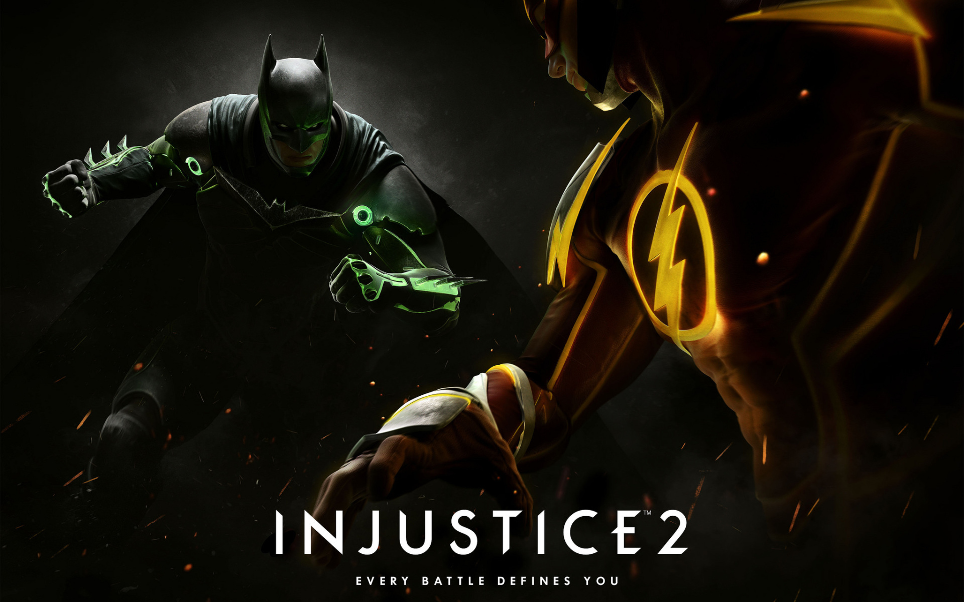 Бэтмен и Флэш герои игры Injustice 2 
