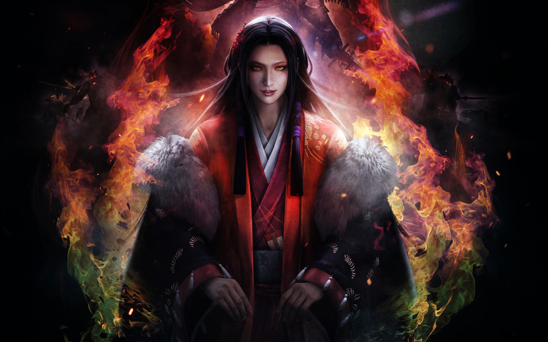 Персонаж компьютерной игры Nioh, Bloodshed's End, 2017