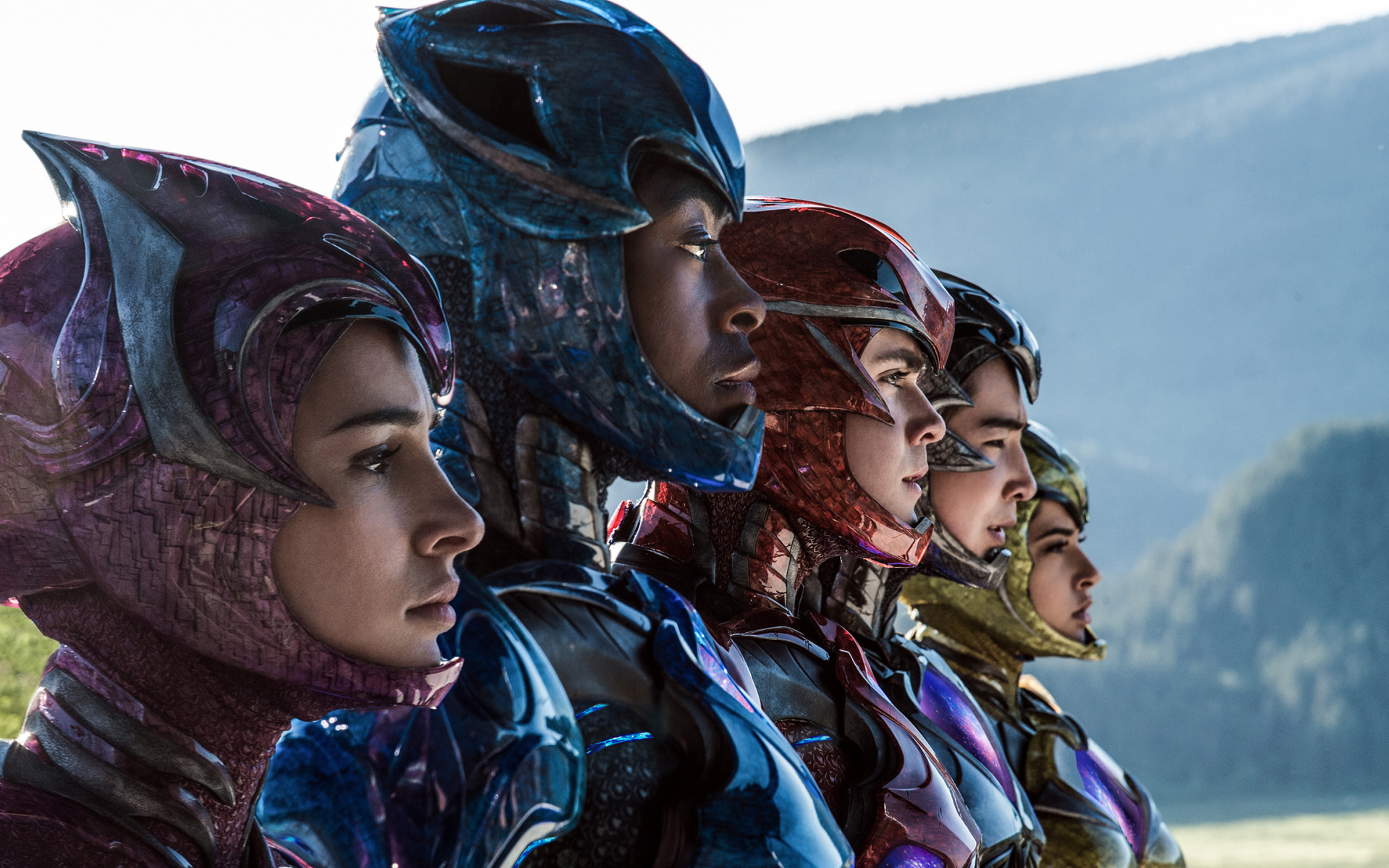 Главные персонажи фильма Могучие рейнджеры 2017 