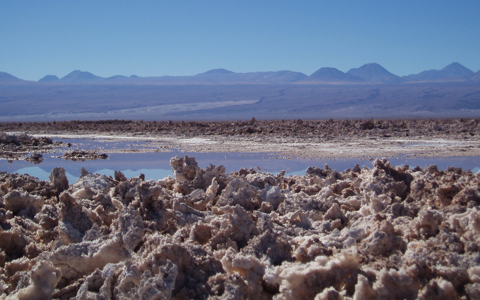 Солончак Салар-де-Атакама, Чили 