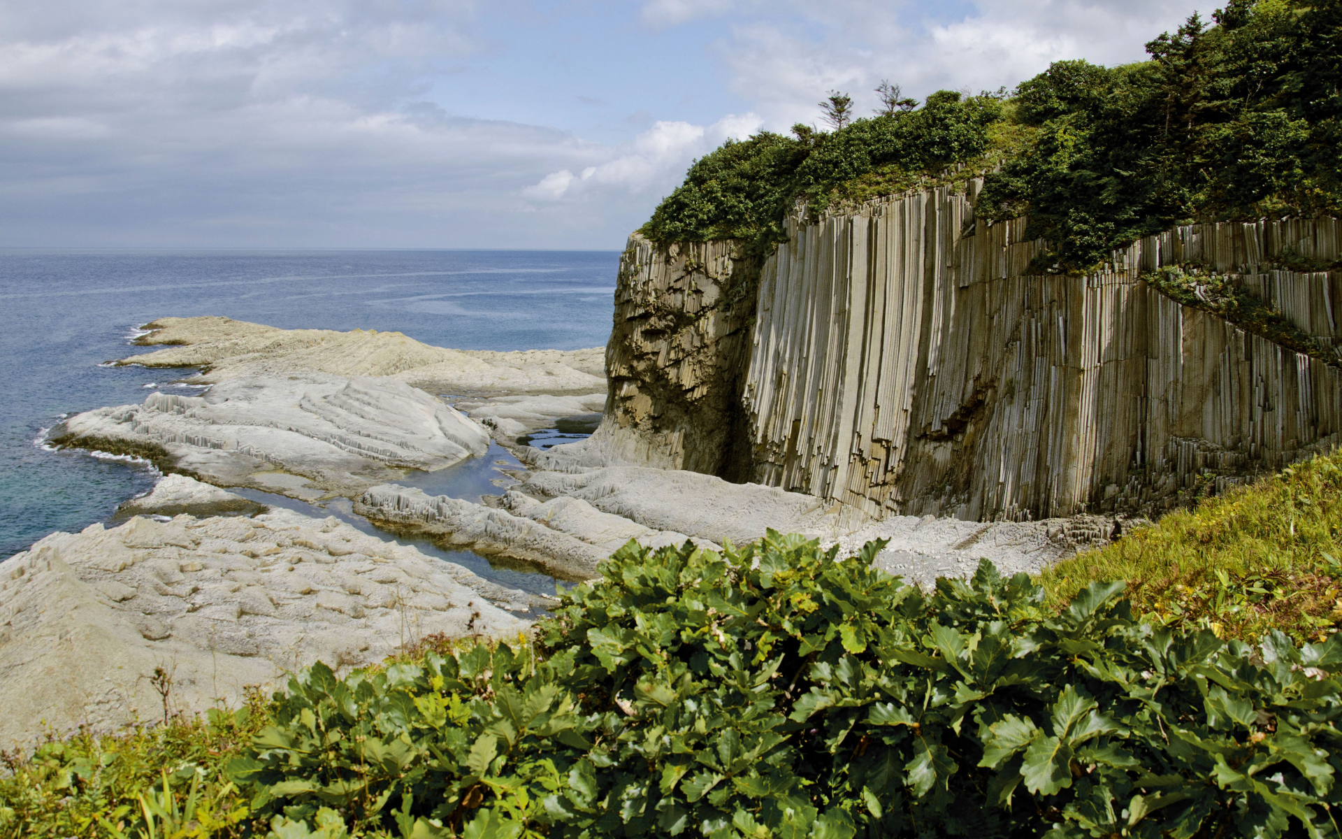 Мыс Столбчатый, Курильские острова. Россия 