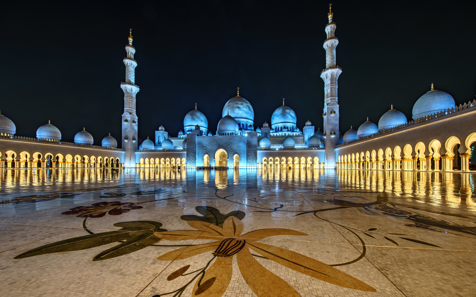 Мечеть шейха Зайда, Абу- Даби. ОАЭ 