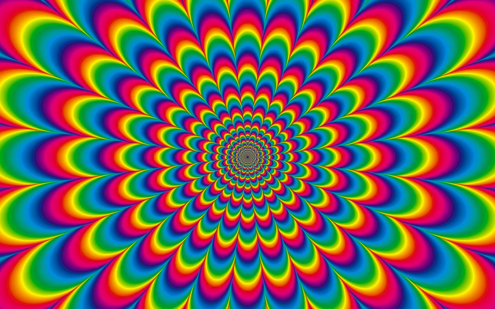 Разноцветный рисунок оптическая иллюзия