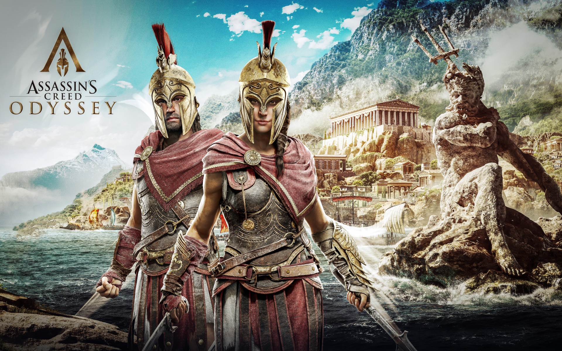 Постер компьютерной игры Assassin's Creed Odyssey, 2018