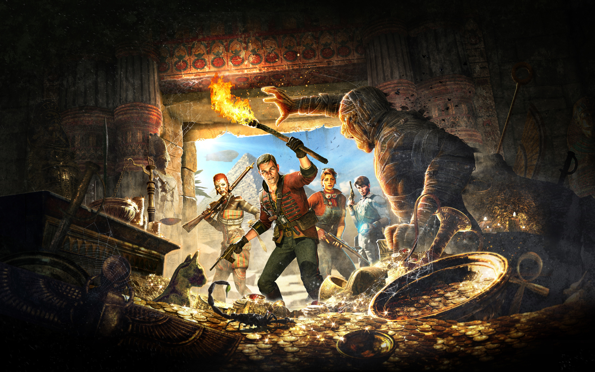 Постер компьютерной игры Strange Brigade, 2018