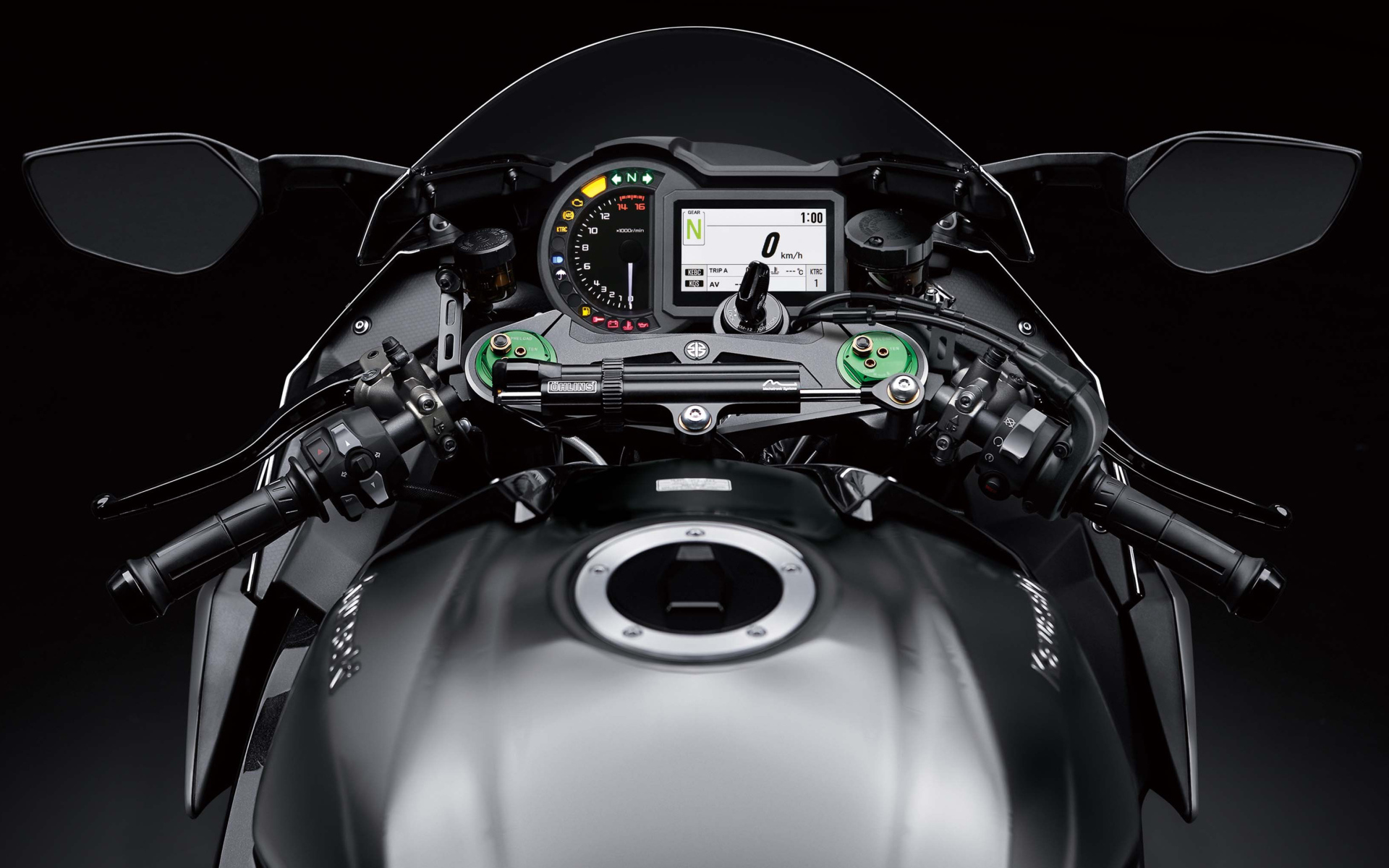 Панель приборов мотоцикла  Kawasaki Ninja H2, 2019