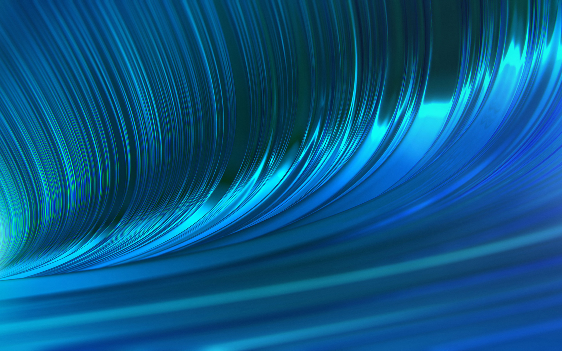 Голубые абстрактные волны крупным планом