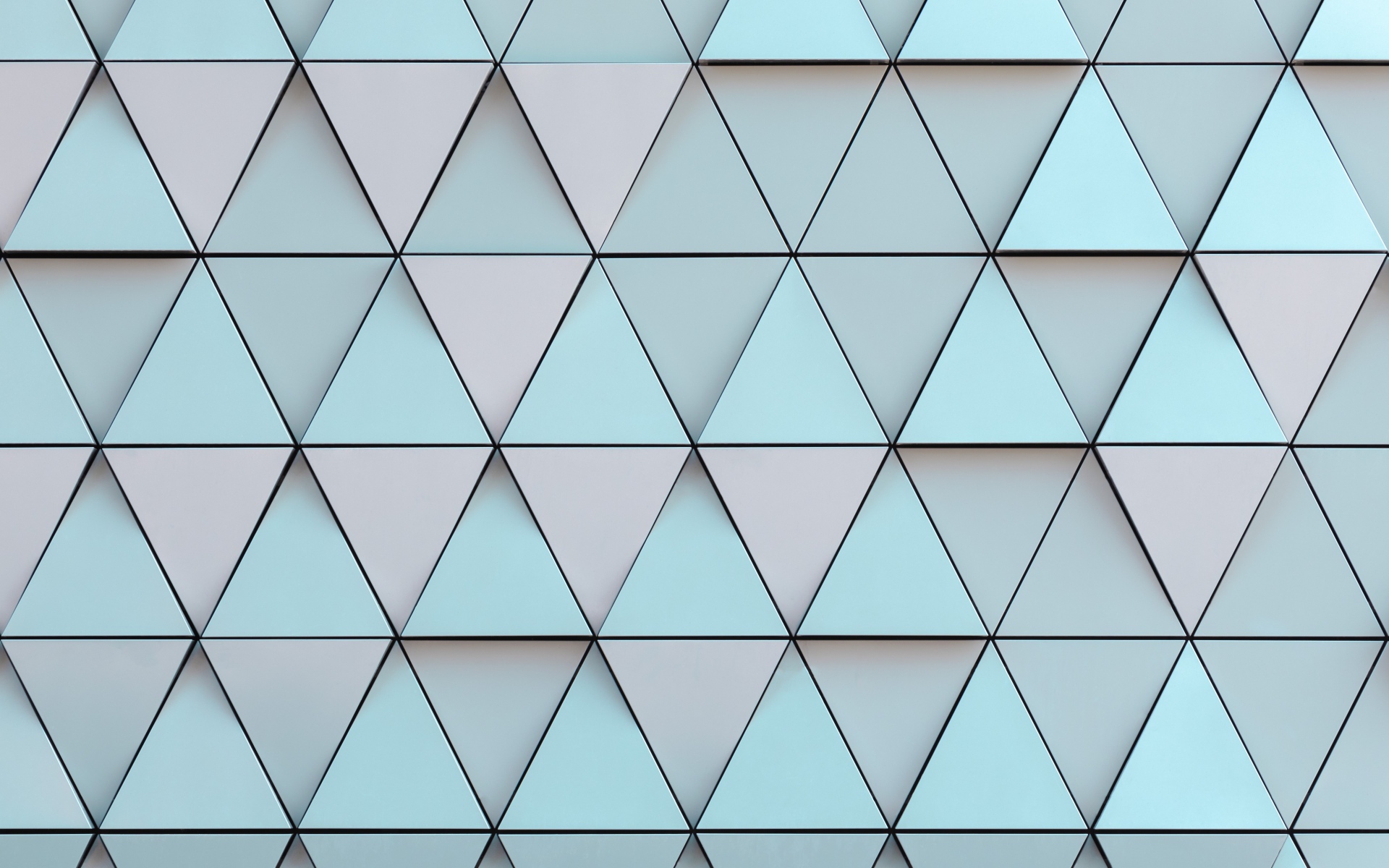 Разноцветные треугольники с черными линиями 3д графика