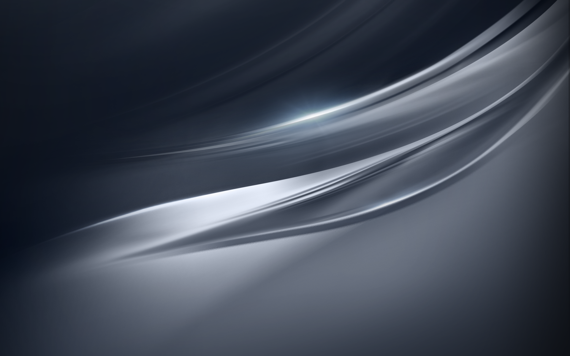 Серебристые абстрактные волны 