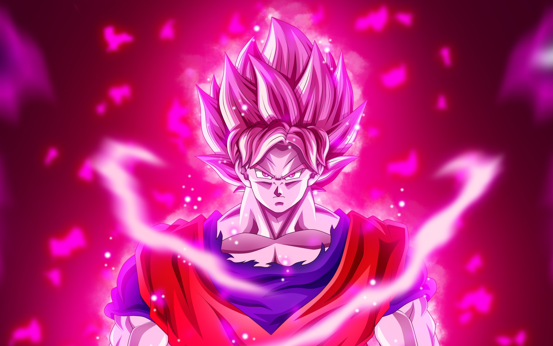 Персонаж Сон Гоку аниме Super Saiyan Blue