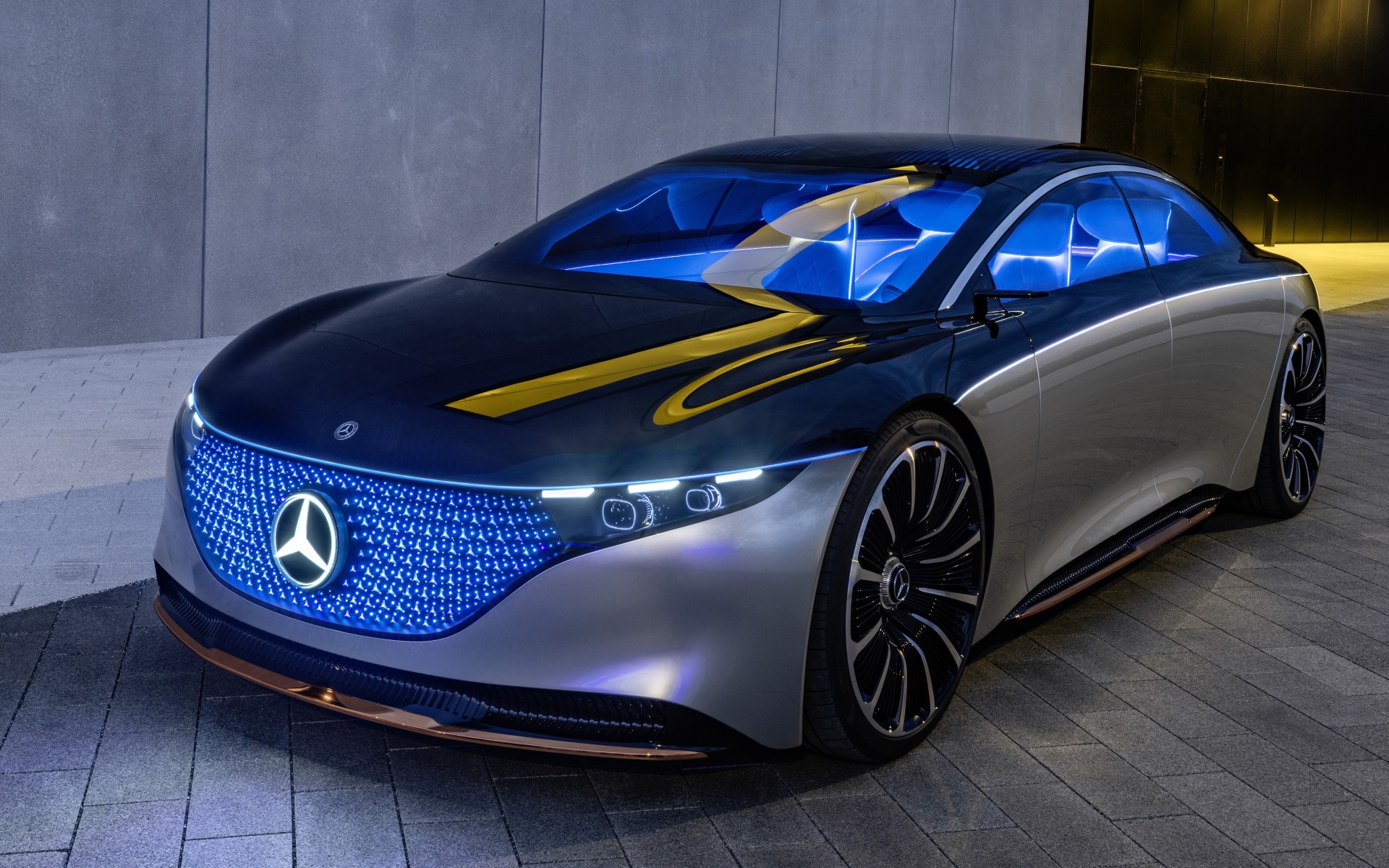 Автомобиль Mercedes-Benz Vision EQS 2019 года