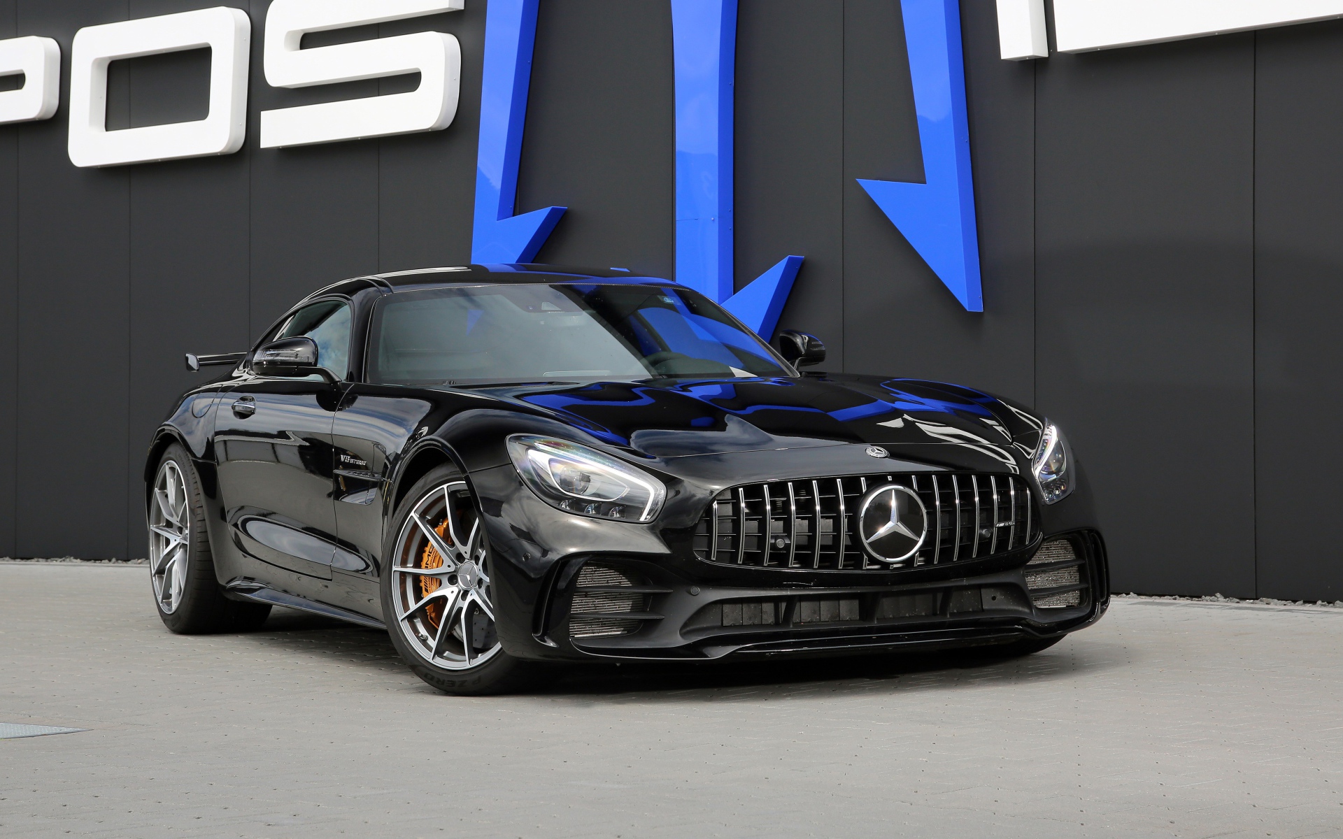 Черный мерседес Posaidon GT R RS830+ 2019 года 