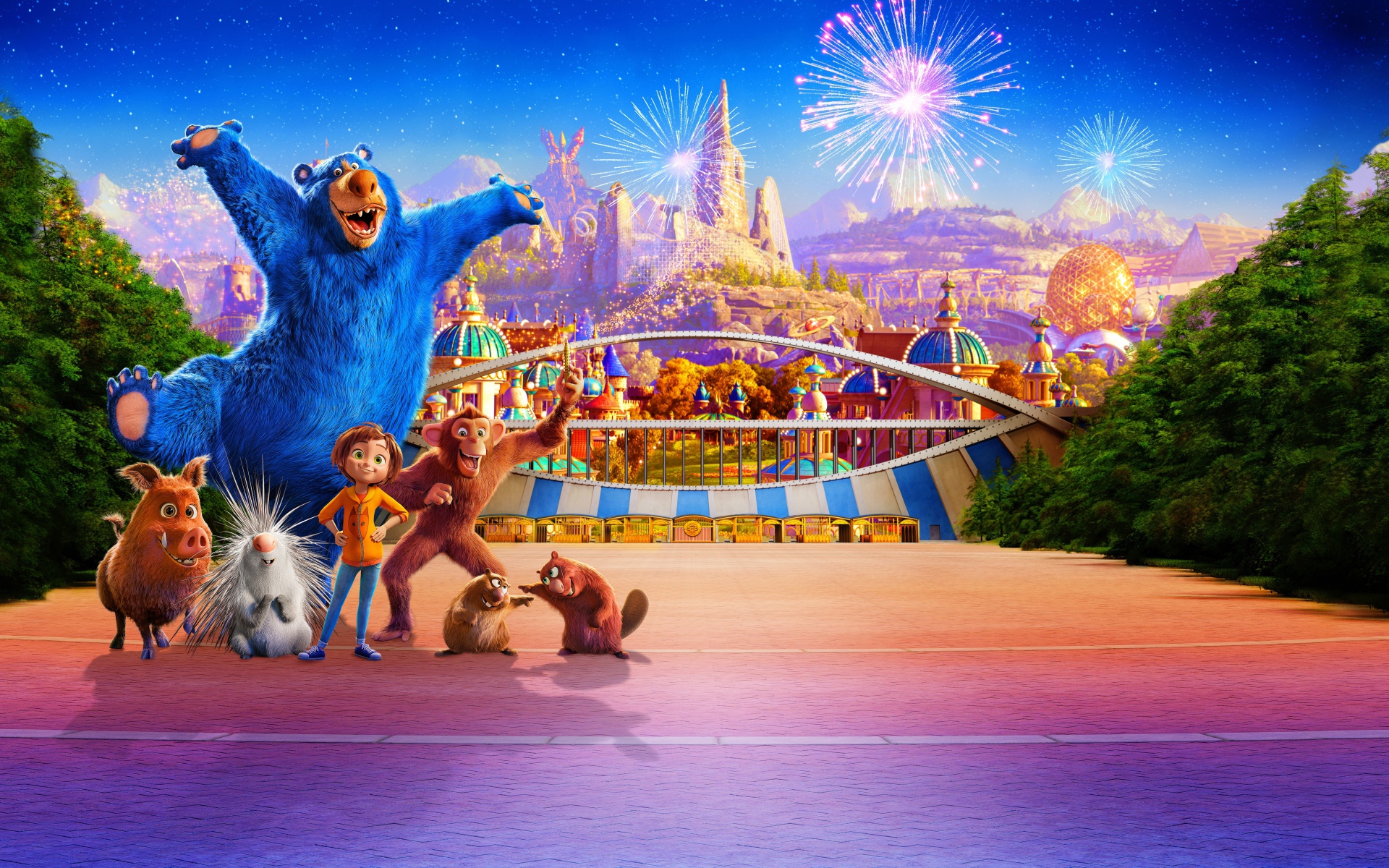 Постер нового мультфильма Волшебный парк Джун, 2019