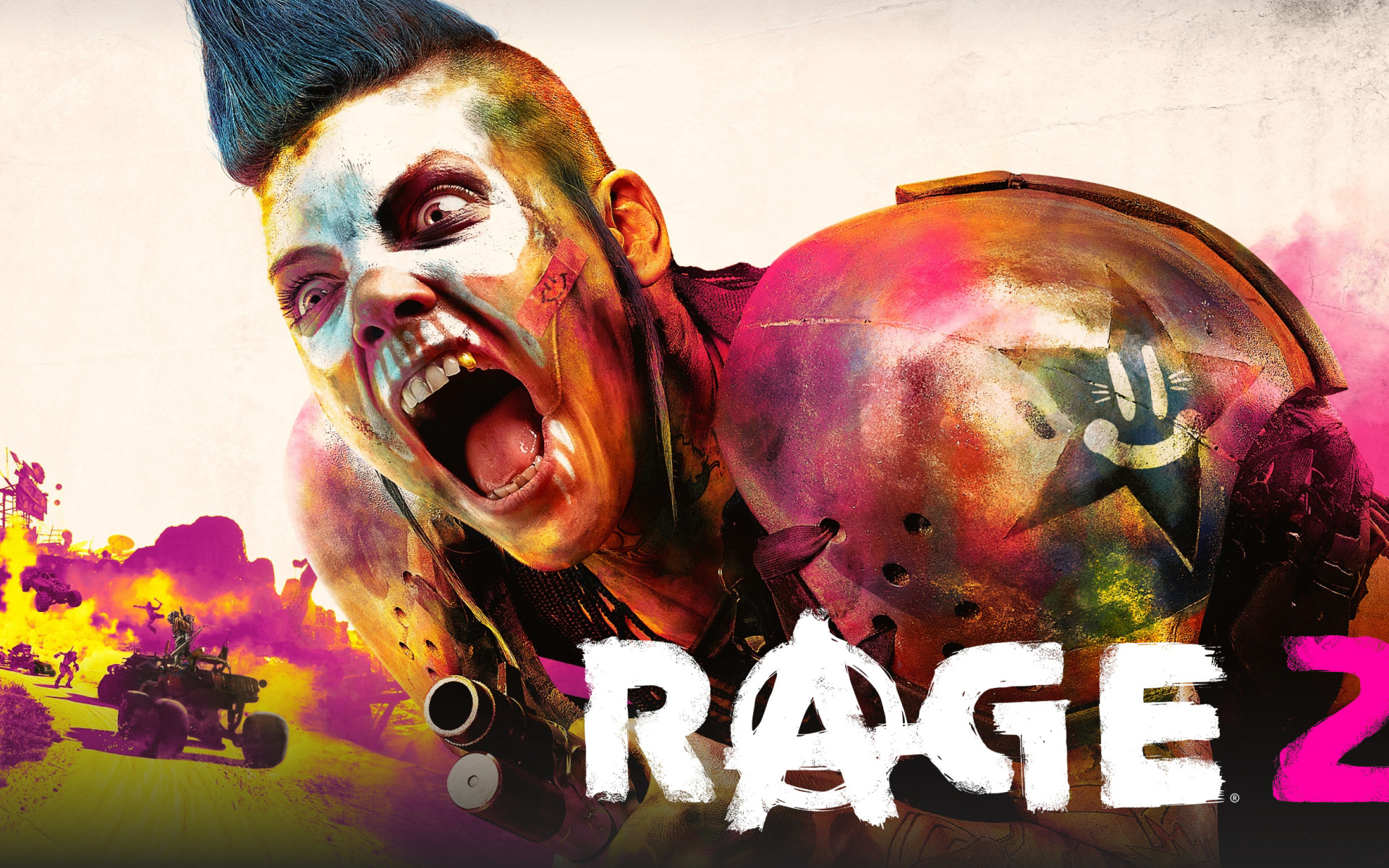 Постер компьютерной игры Rage 2, 2019 года