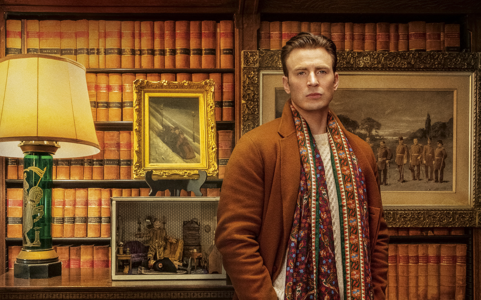 Актер Крис Эванс в фильме Достать ножи, 2019