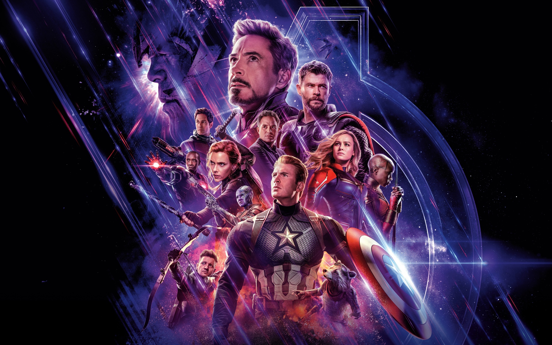 Персонажи супергеройского фильма Мстители: Финал 2019 год