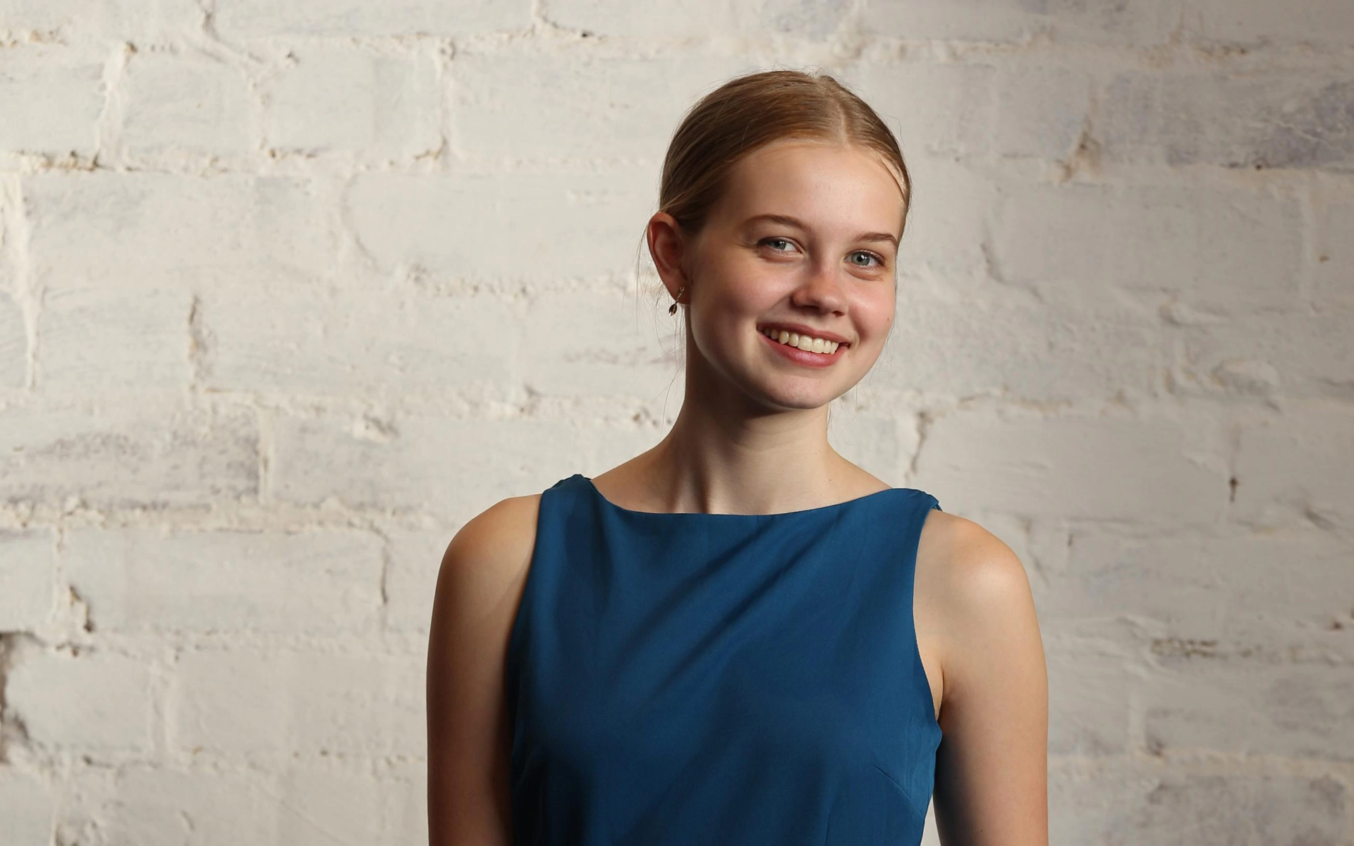 Australian actress Anguri Rice with a charming smile