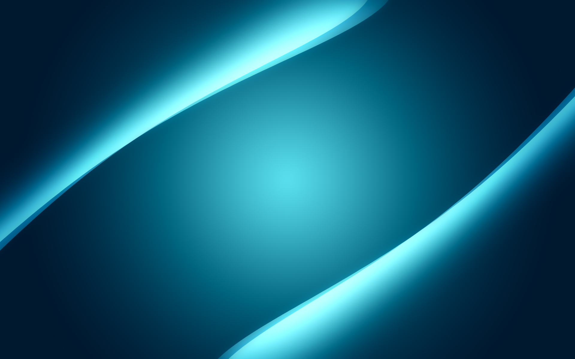 Neon blue wavy lines on a blue background