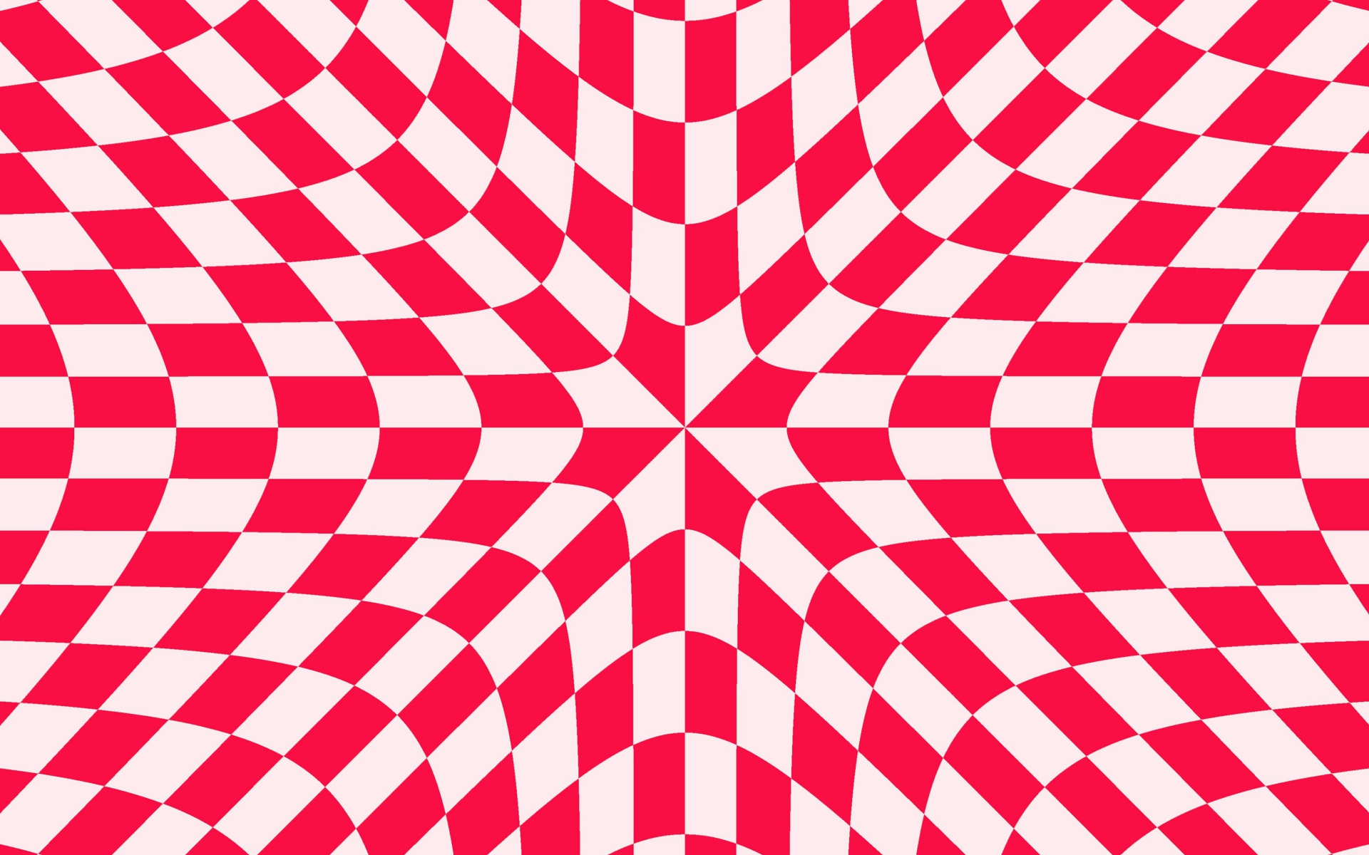 Красно - белый рисунок иллюзия 