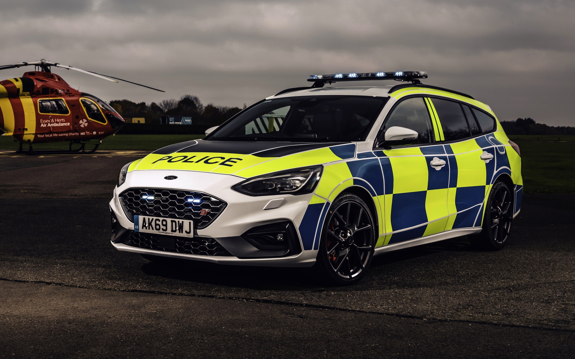 Полицейский автомобиль Ford Focus ST, 2019 года 