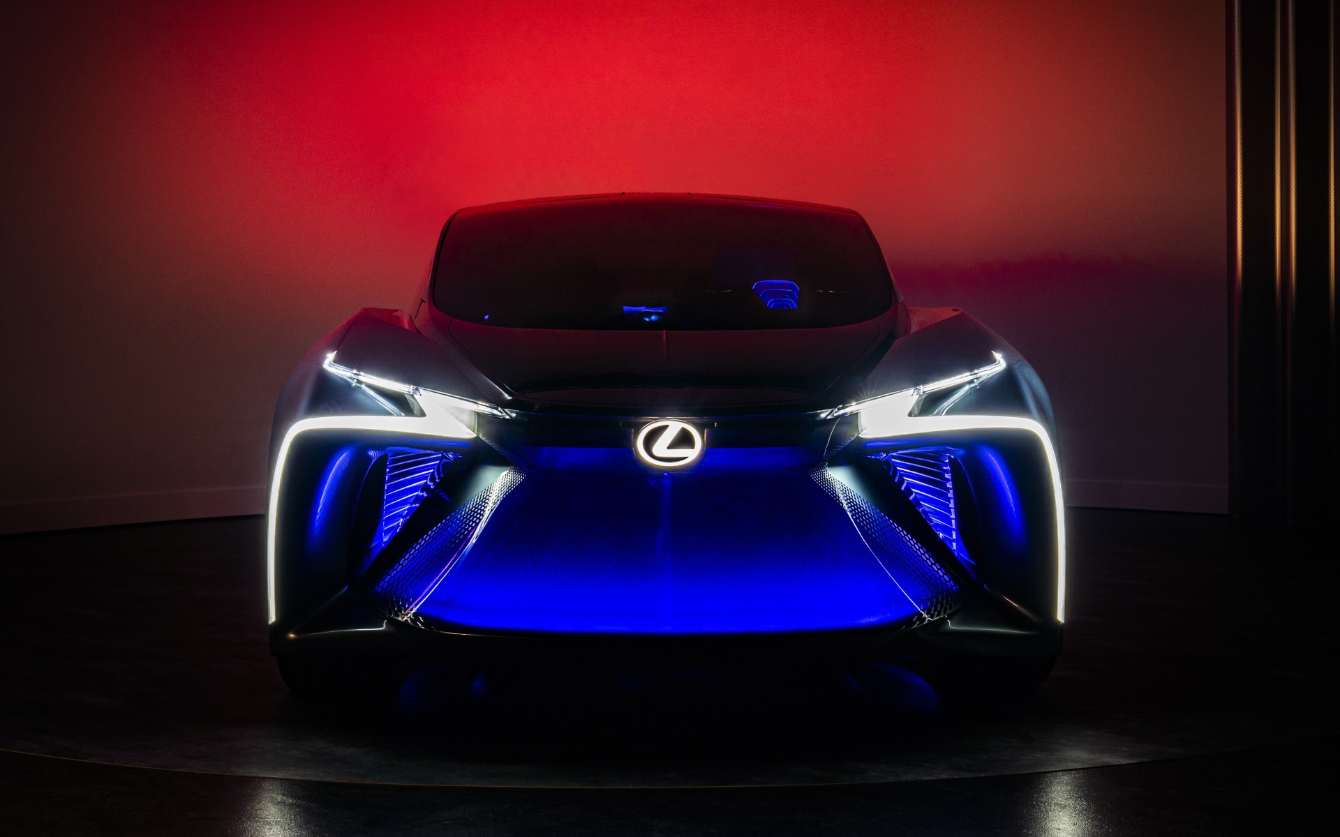 Автомобиль Lexus LF-30, 2020 года с неоновой подсветкой 