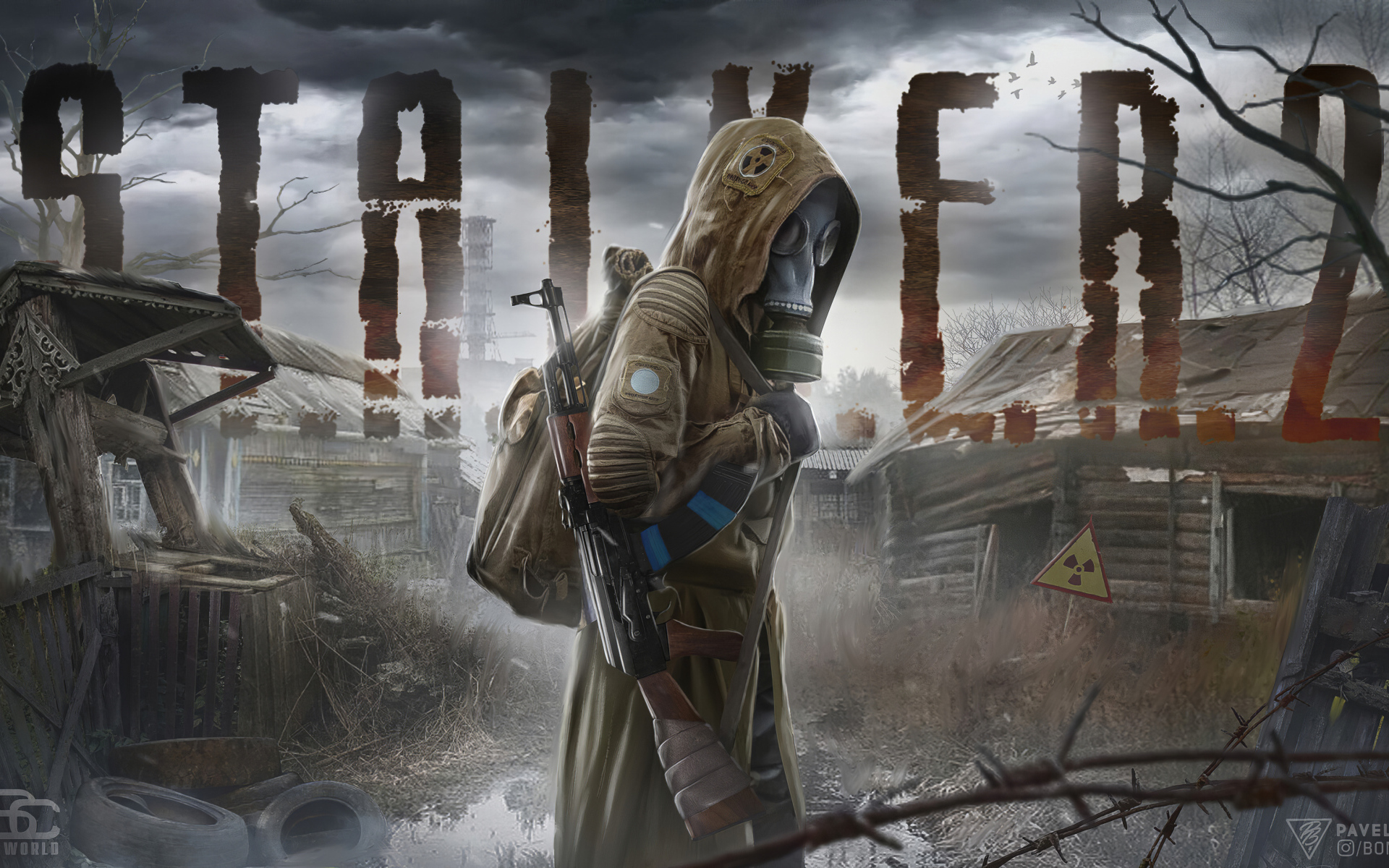 Постер компьютерной игры S.T.A.L.K.E.R. 2, 2021
