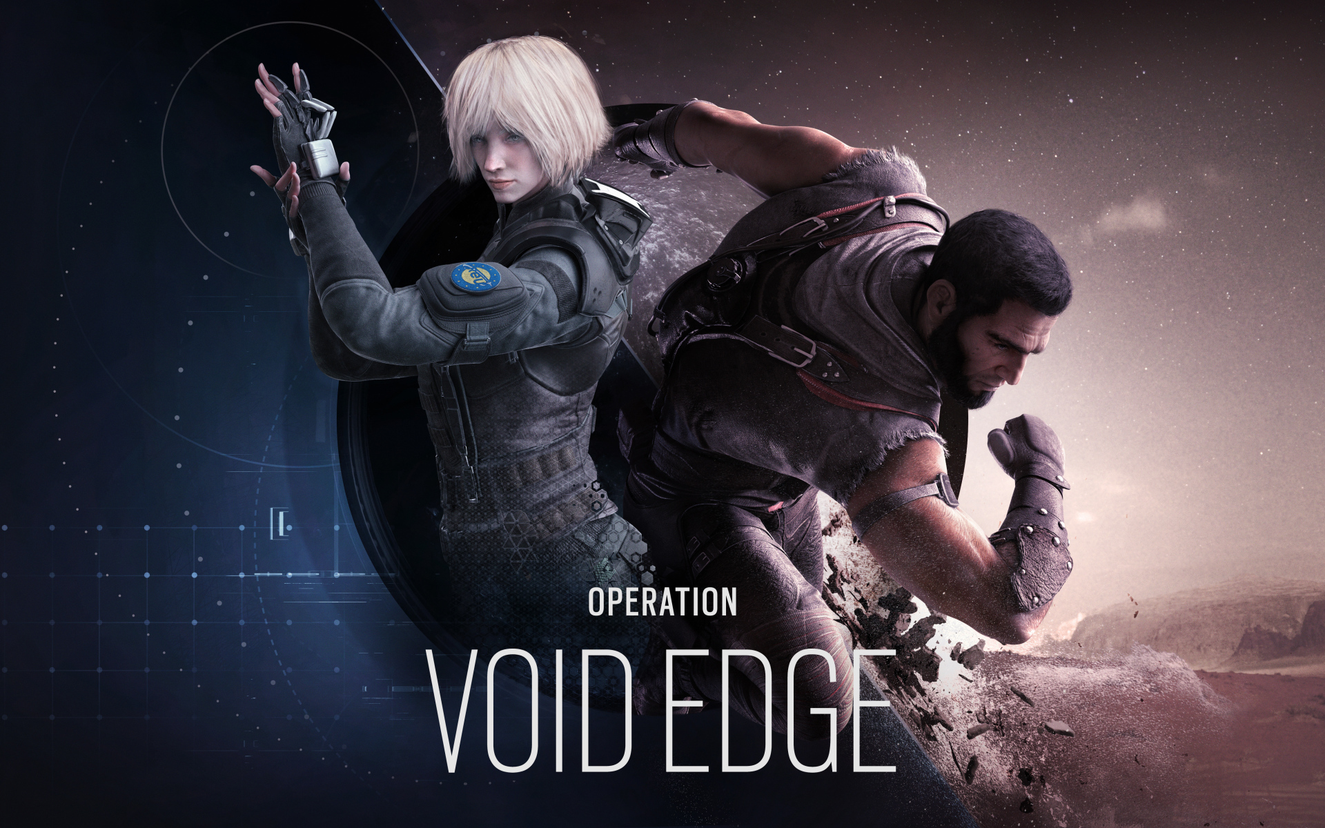 Постер компьютерной игры Tom Clancys Rainbow Six Siege Opeartion Void Edge, 2020