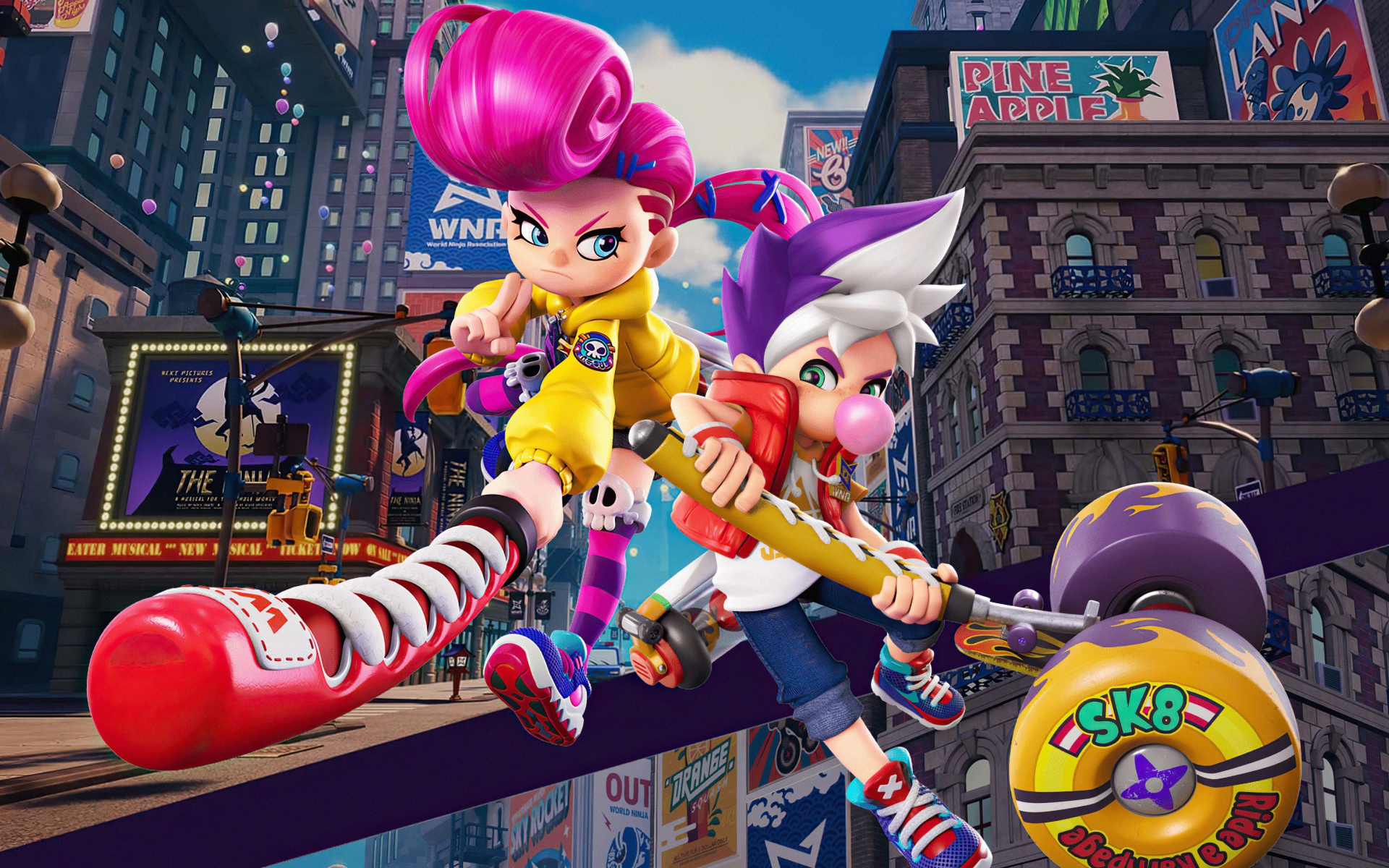 Персонажи видеоигры Ninjala, 2020