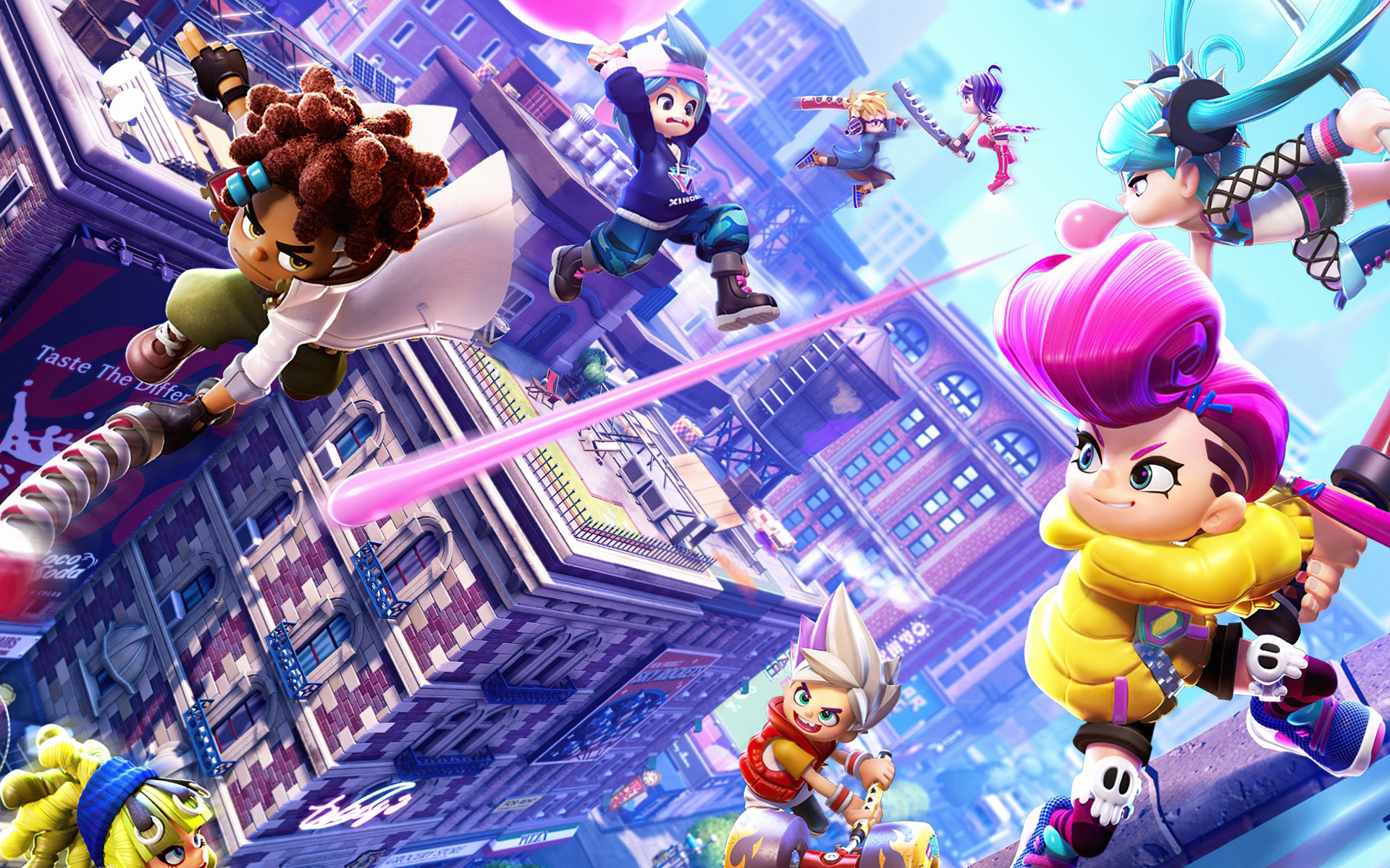 Скриншот компьютерной игры Ninjala, 2020