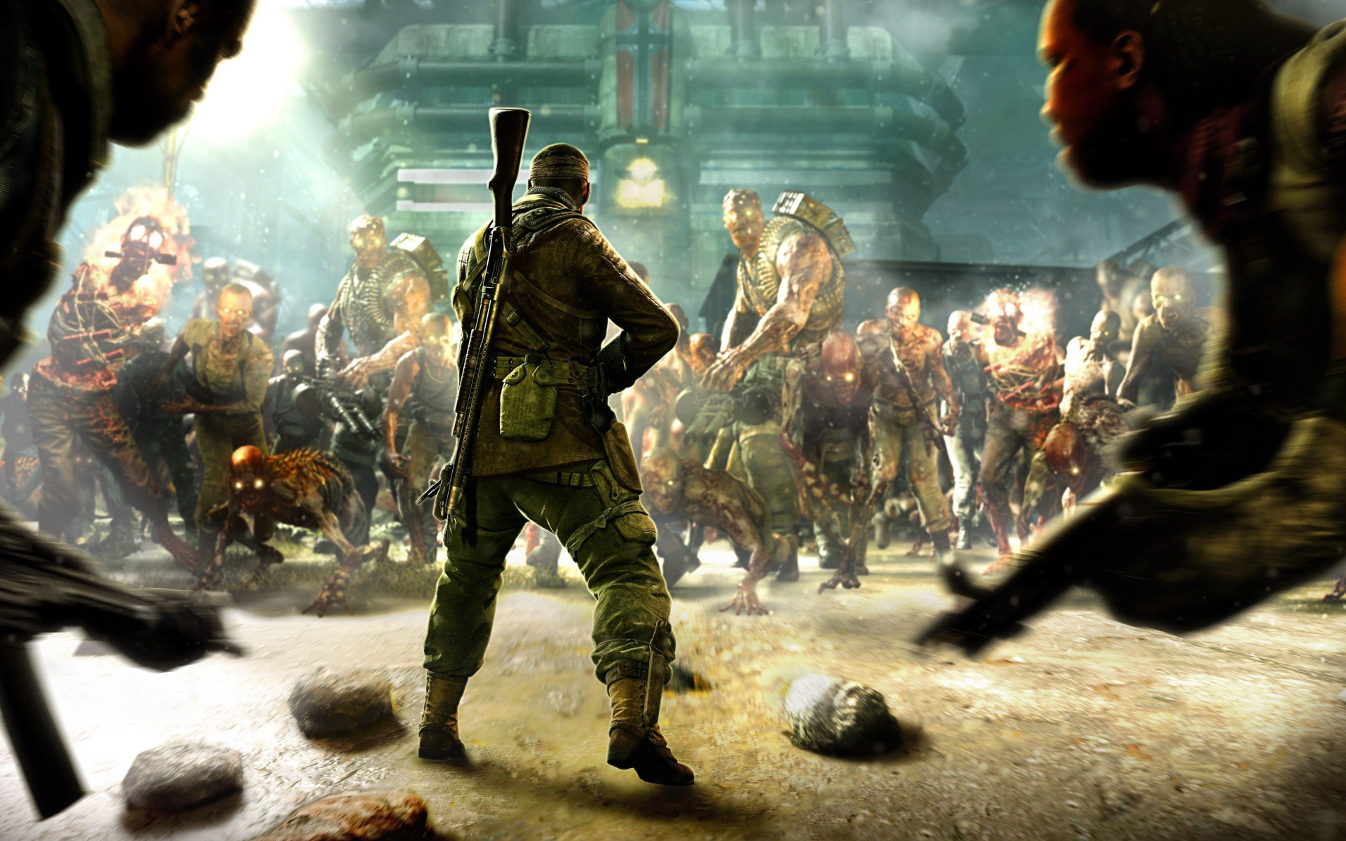 Screenshot of a computer game Zombie Army 4: Dead War