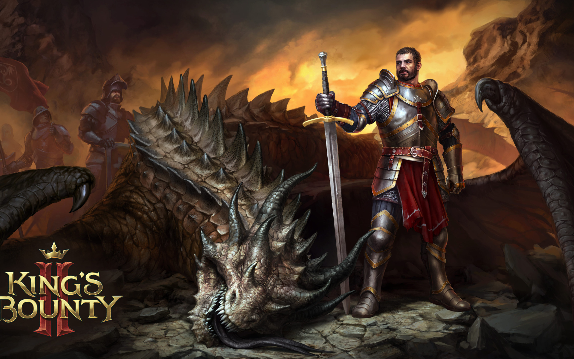 Воин с драконом компьютерная игра King’s Bounty II