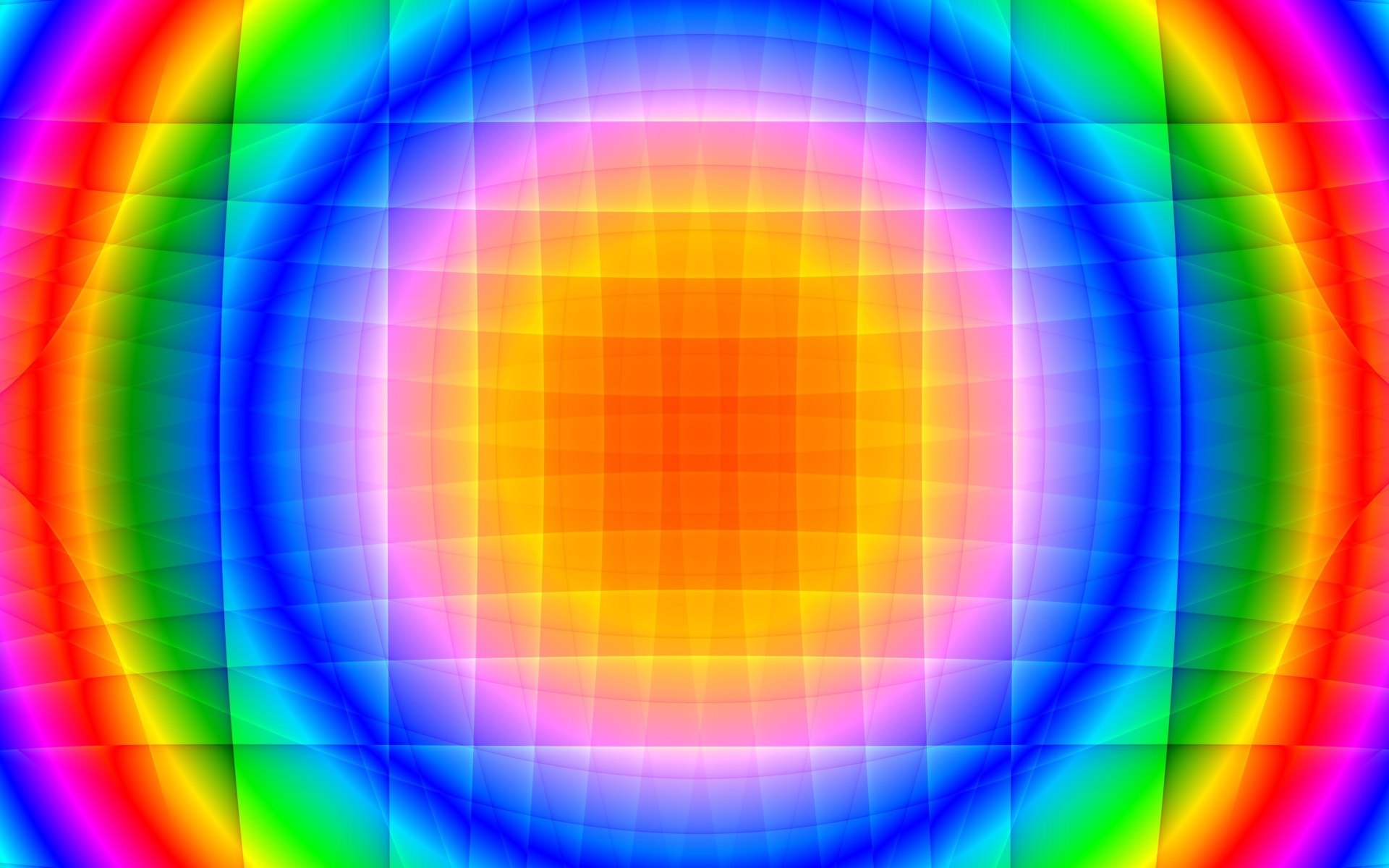 Красивый радужный круг 