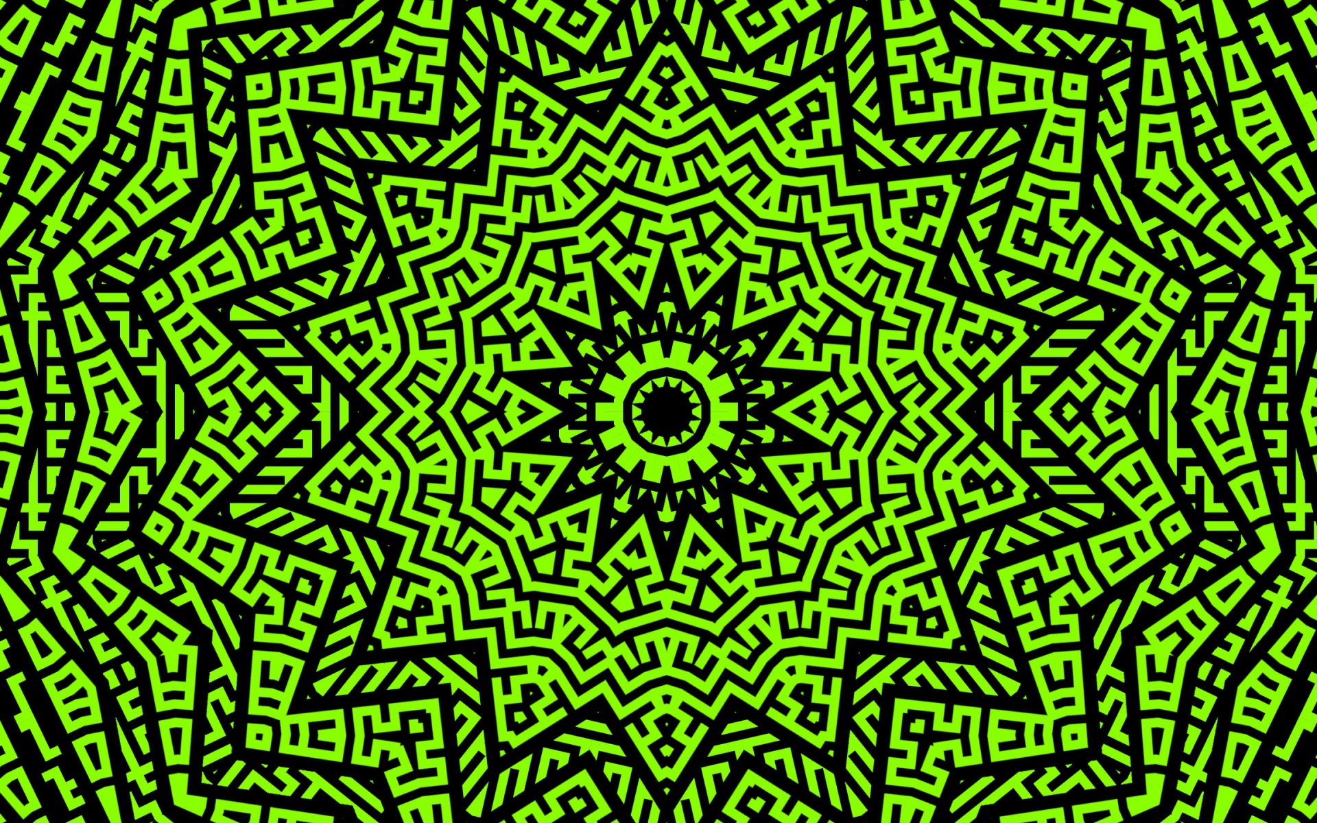 Необычный абстрактный рисунок мандала 