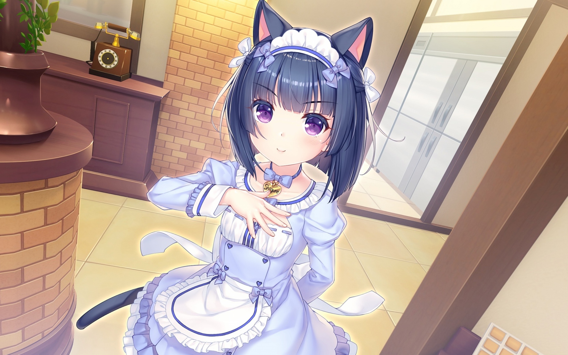 Девушка аниме Minazuki Shigure в форме 