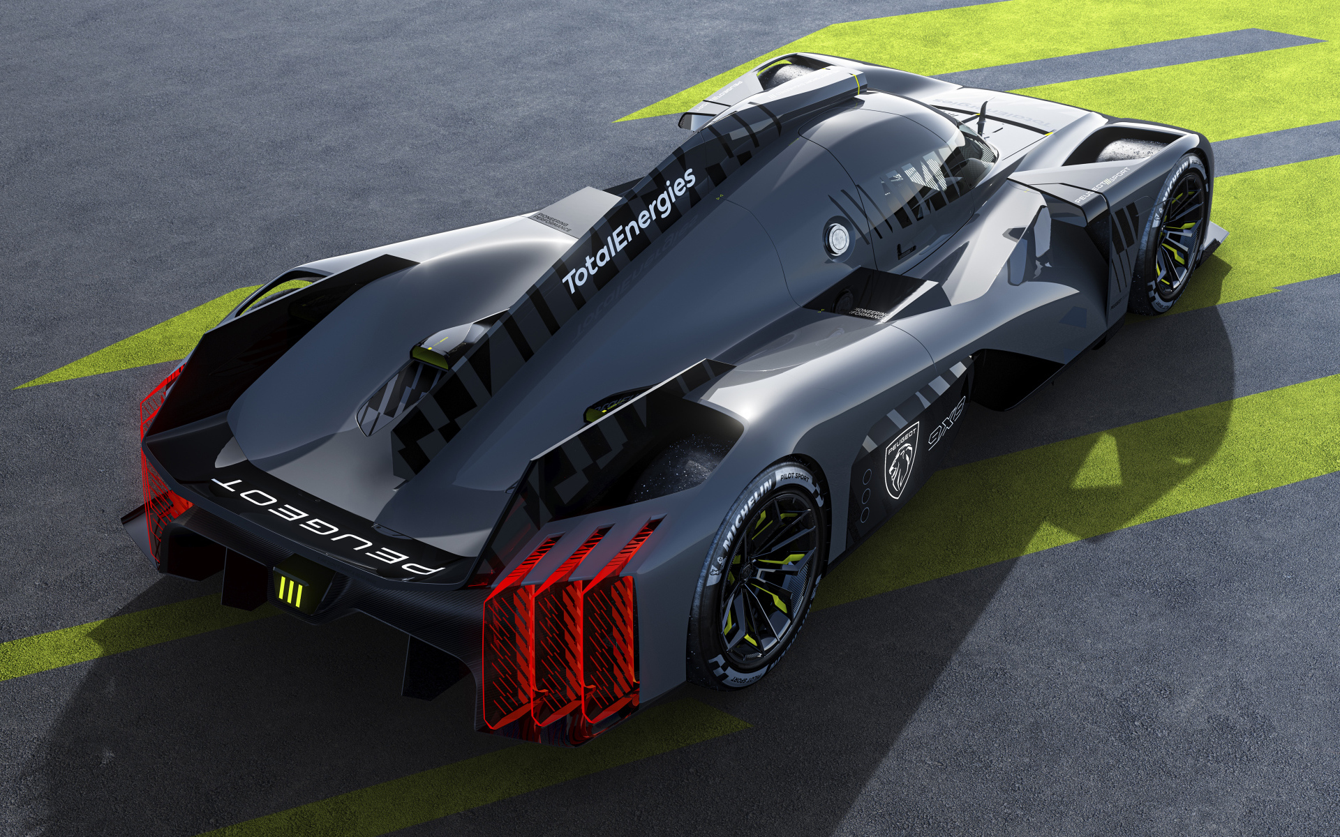 Гоночный автомобиль Peugeot 9X8,  2022 года