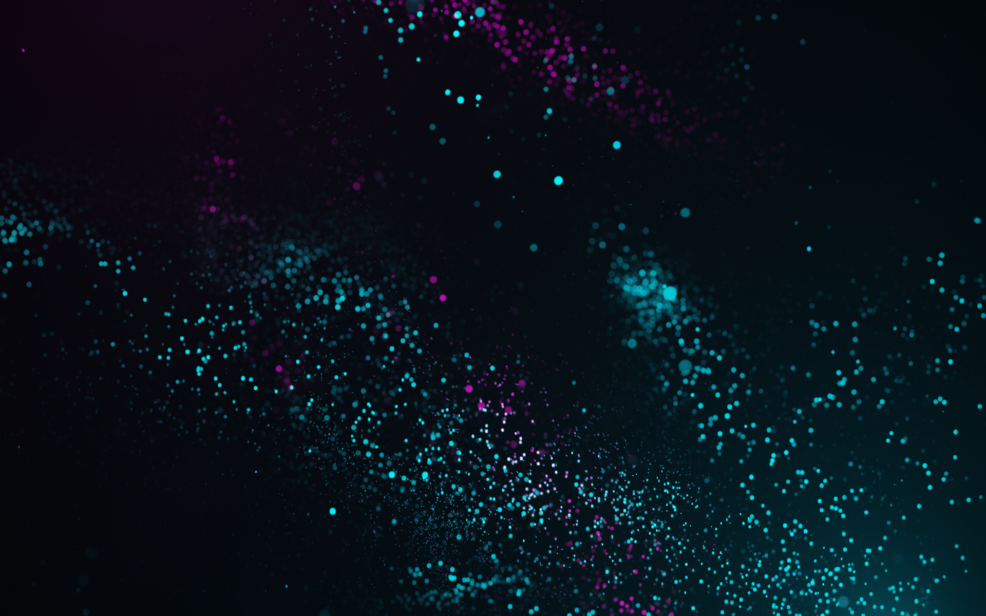 Красивые неоновые точки на черном фоне 