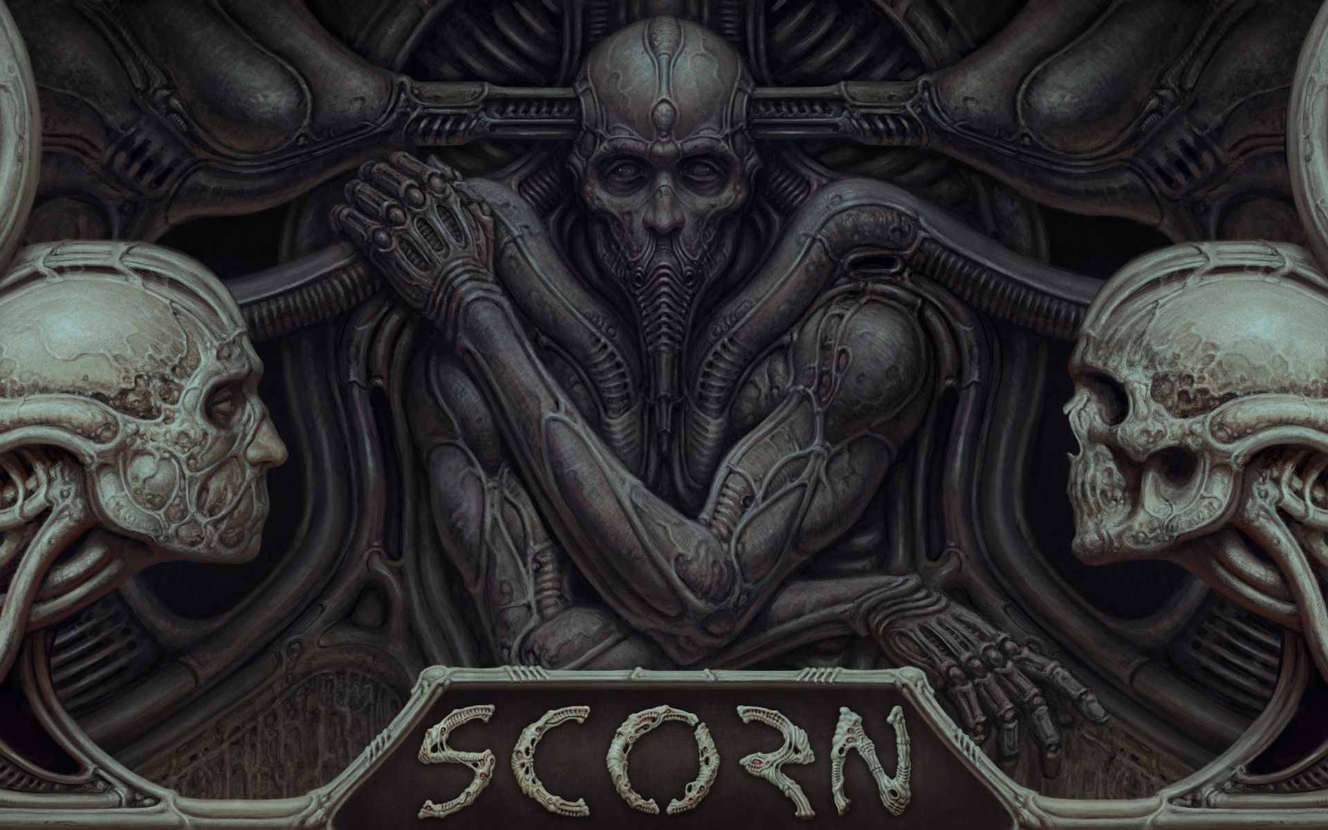 Постер компьютерной игры Scorn, 2021