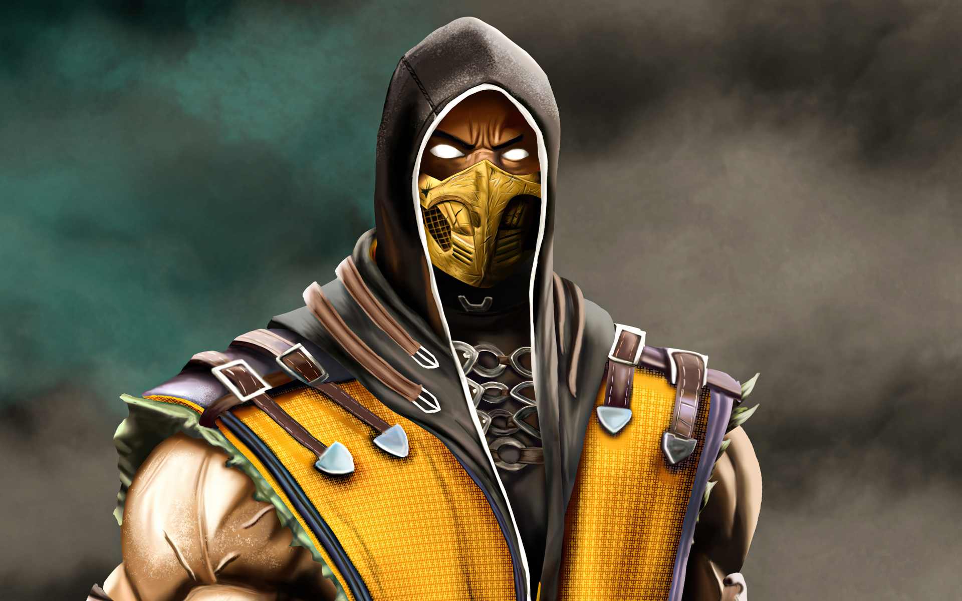 Scorpio character in the movie Mortal Kombat, 2021