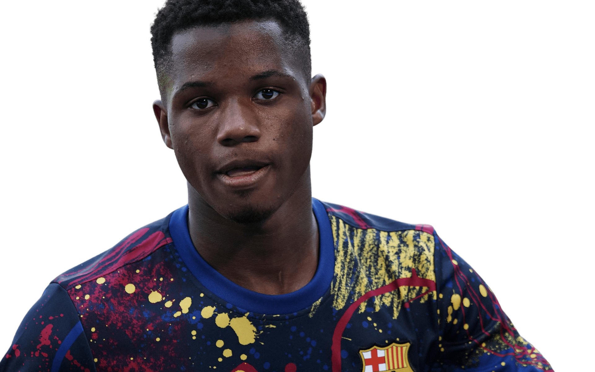 Испанский футболист клуба Барселона Ансу Фати