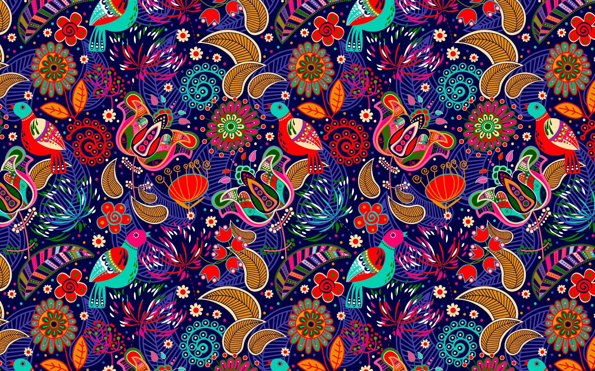 Красивый яркий абстрактный рисунок