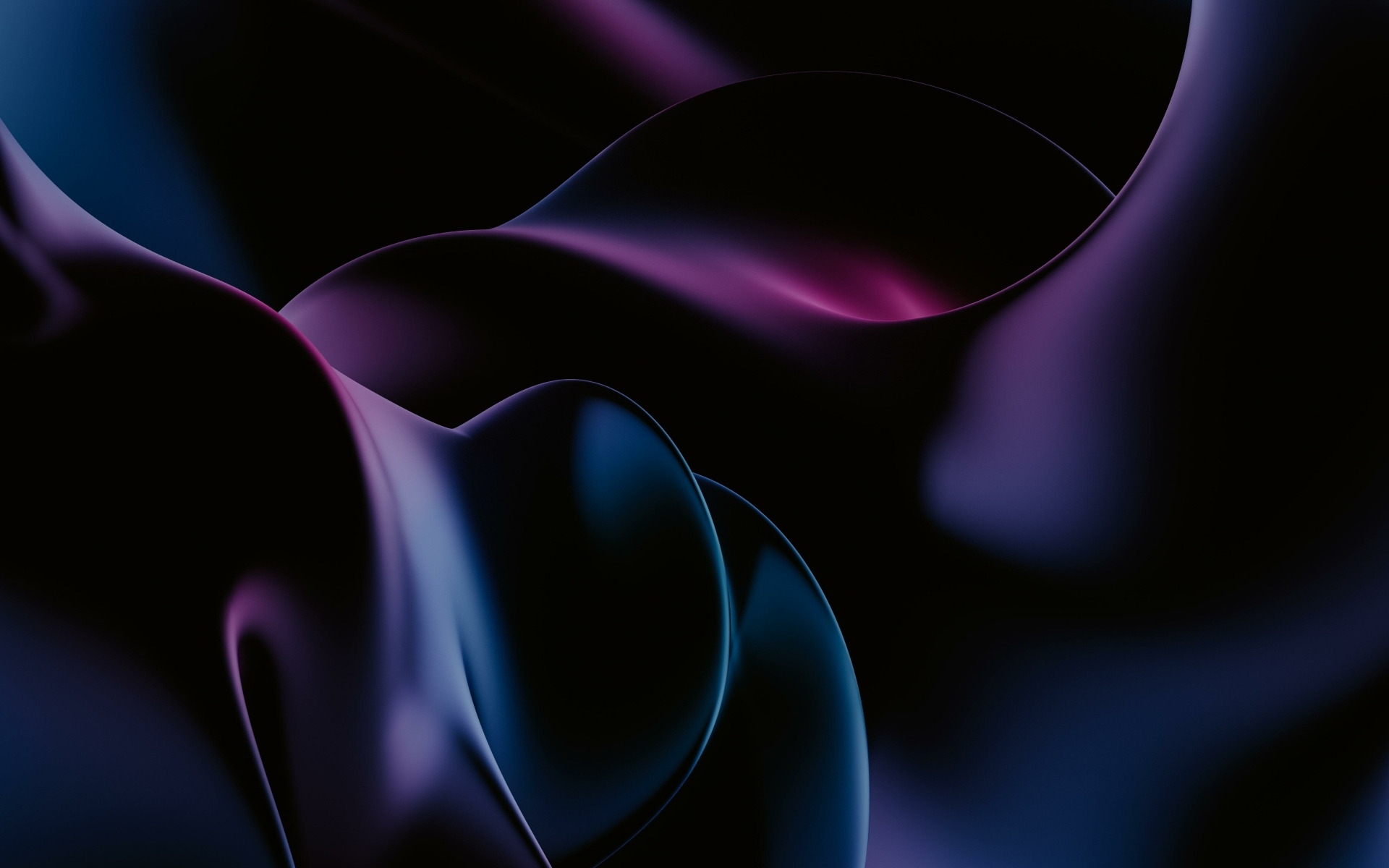 Черно синие волны абстракция