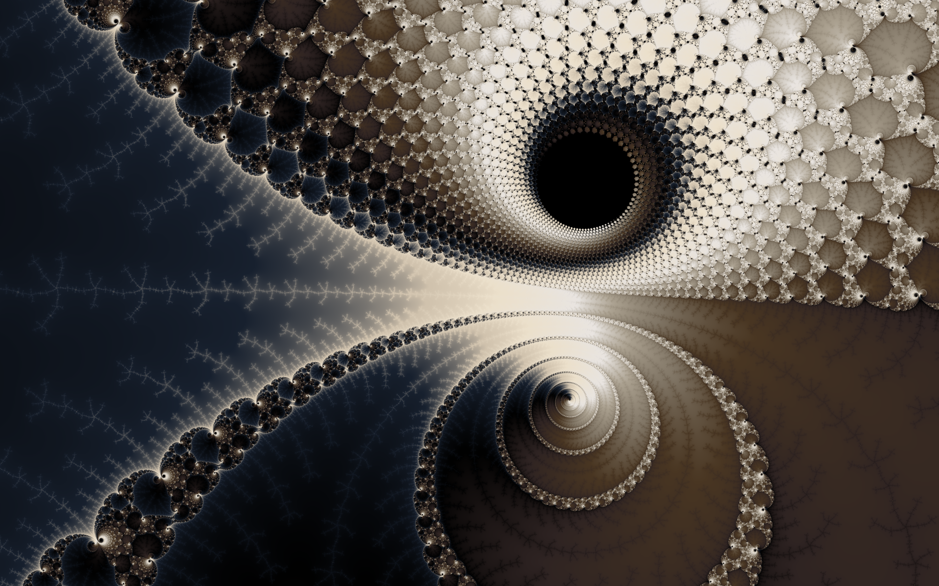 Две абстрактные спирали