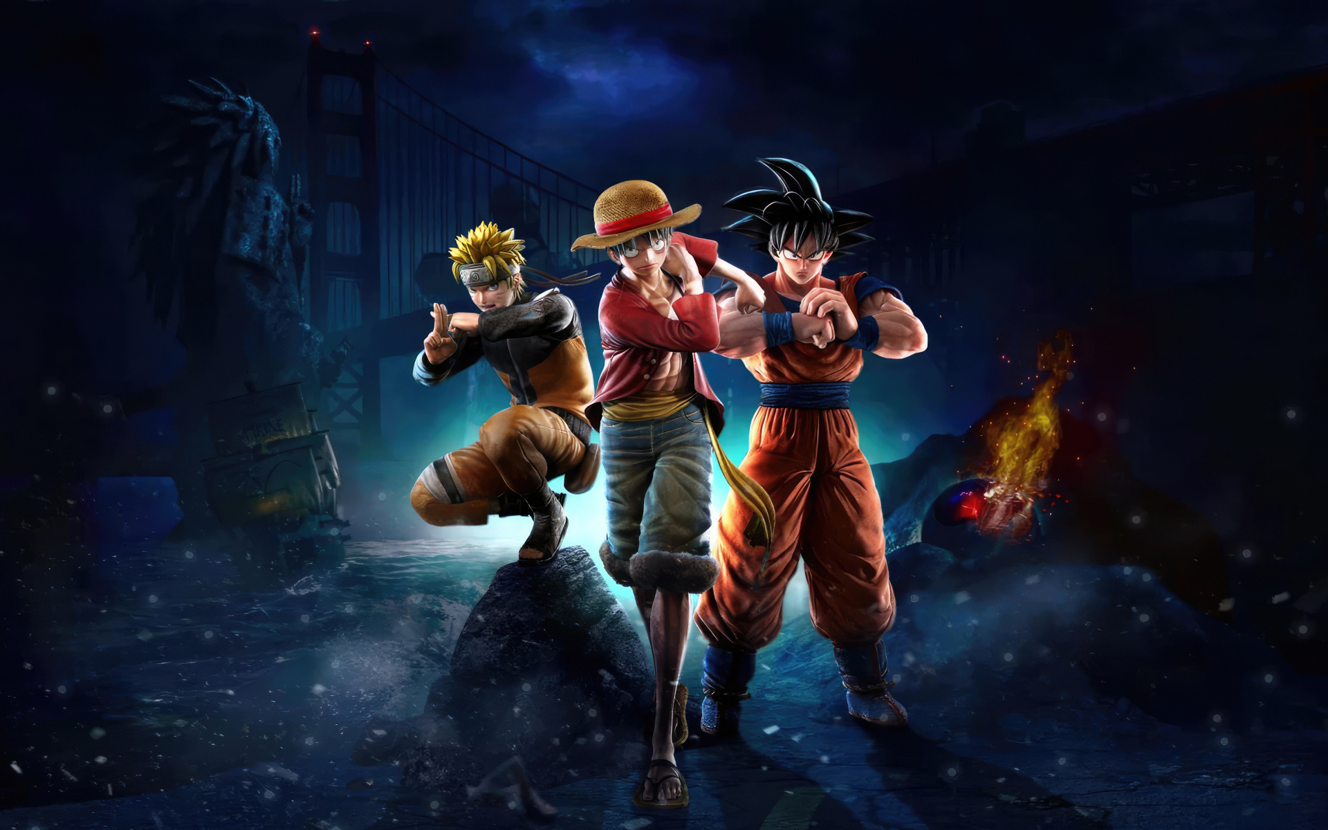 Три воина персонажа аниме