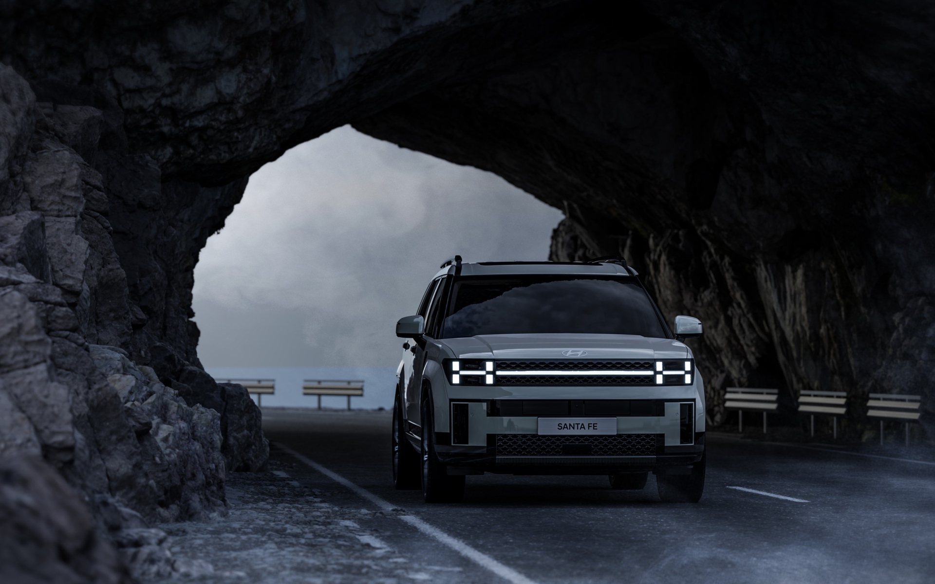 Новый автомобиль Hyundai Santa Fe 2024 года