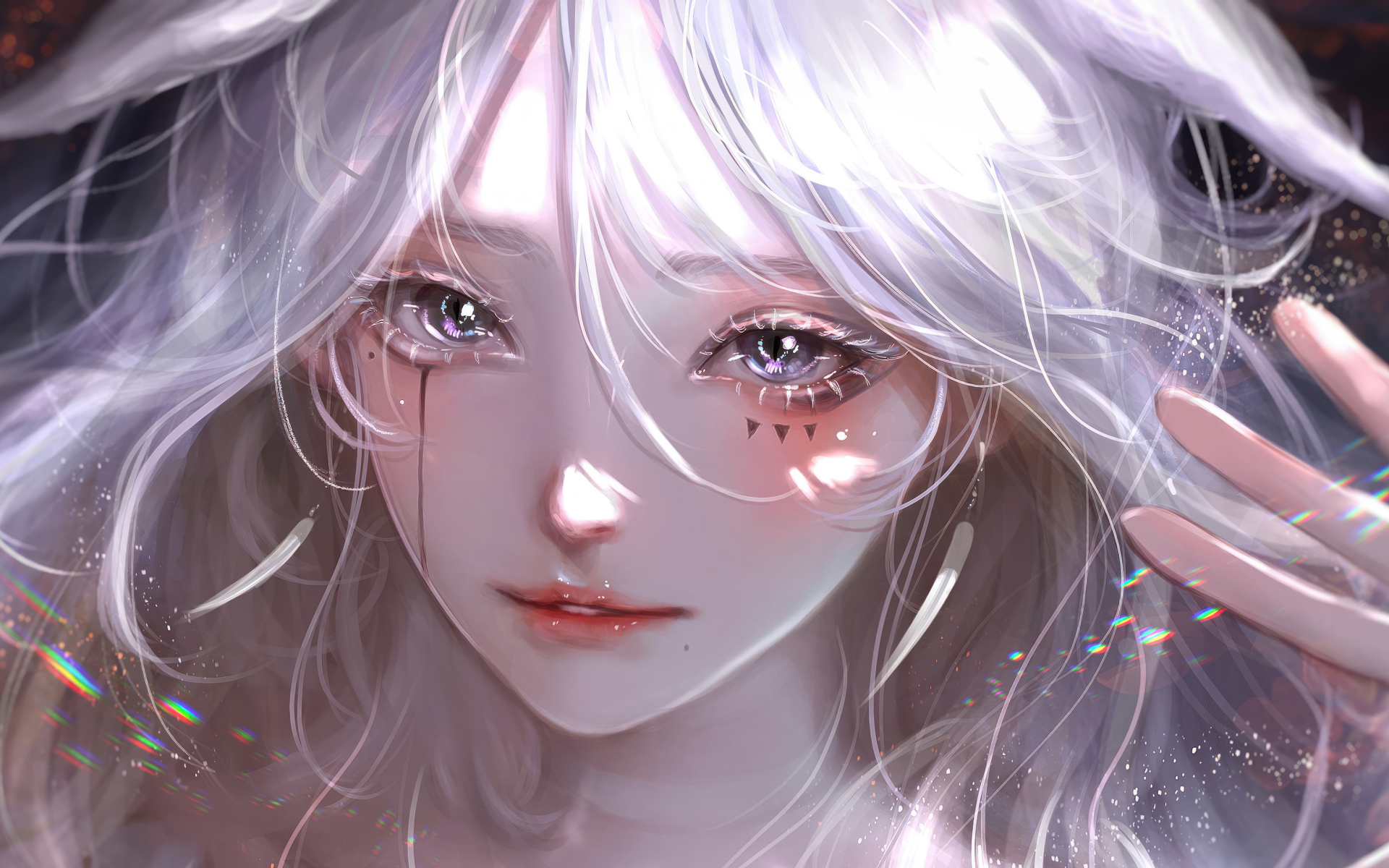 Фантастическая девушка с красивыми глазами