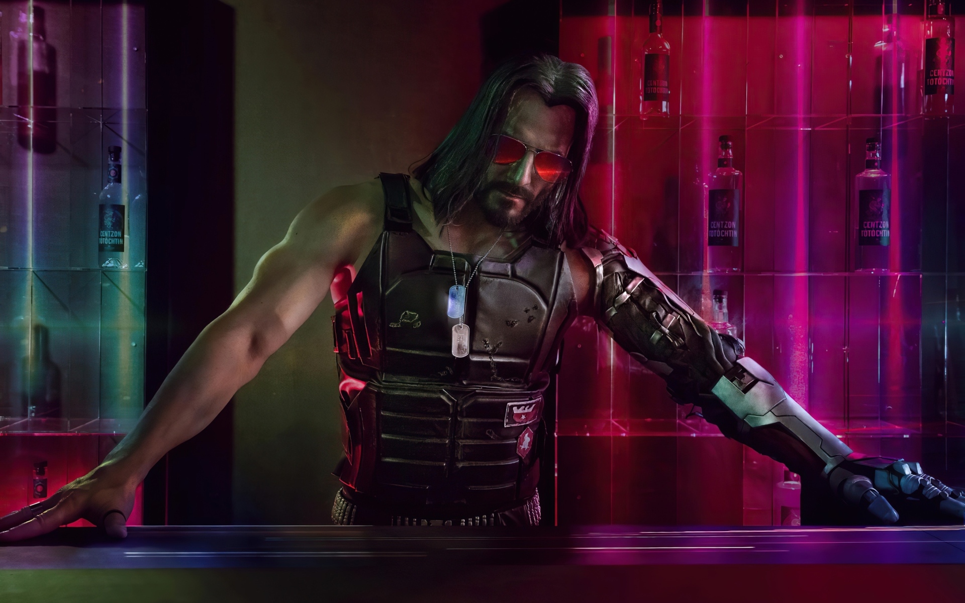 Персонаж Киану компьютерная игра Cyberpunk 2077