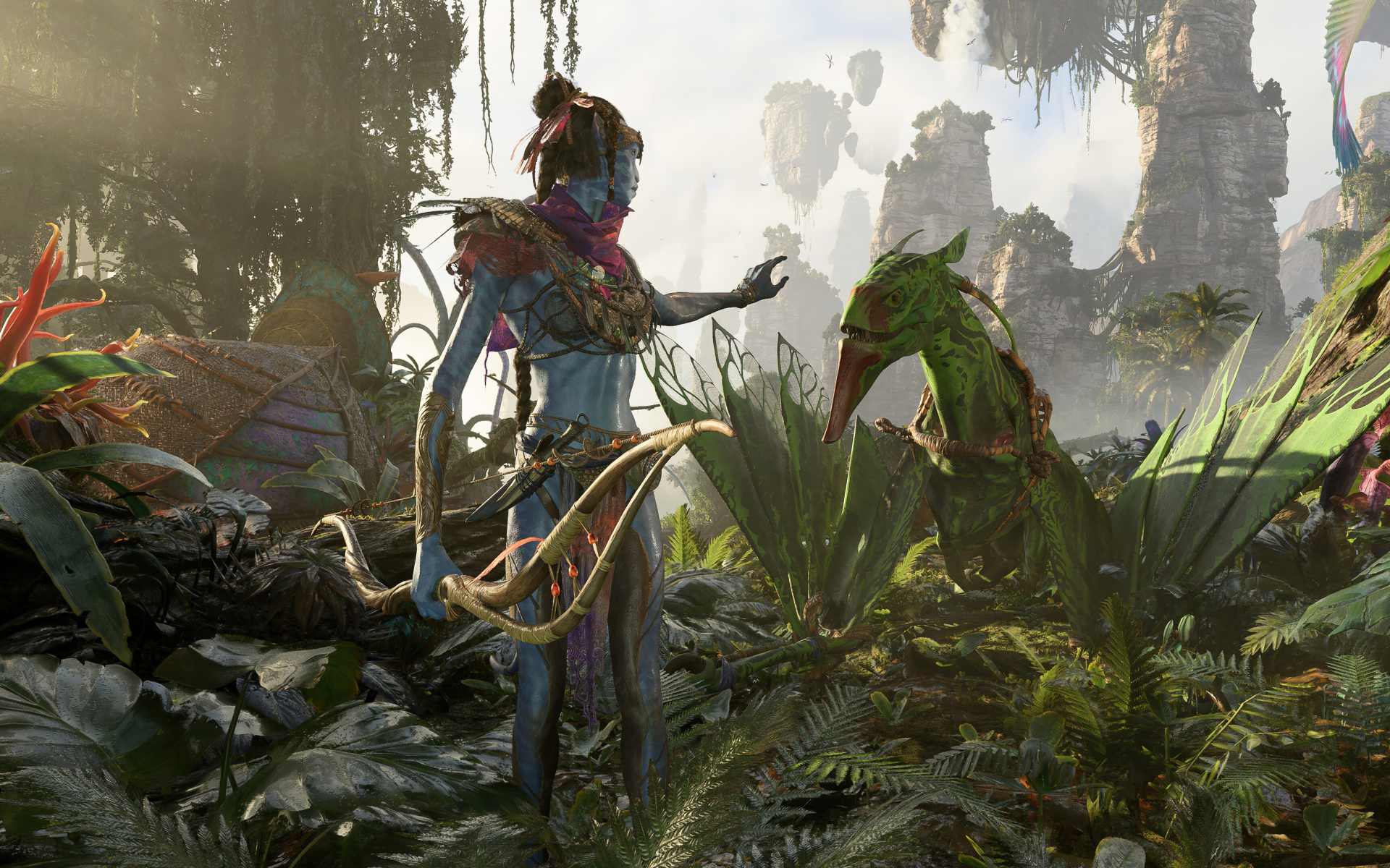 Кадр компьютерной игры Avatar: Frontiers of Pandora