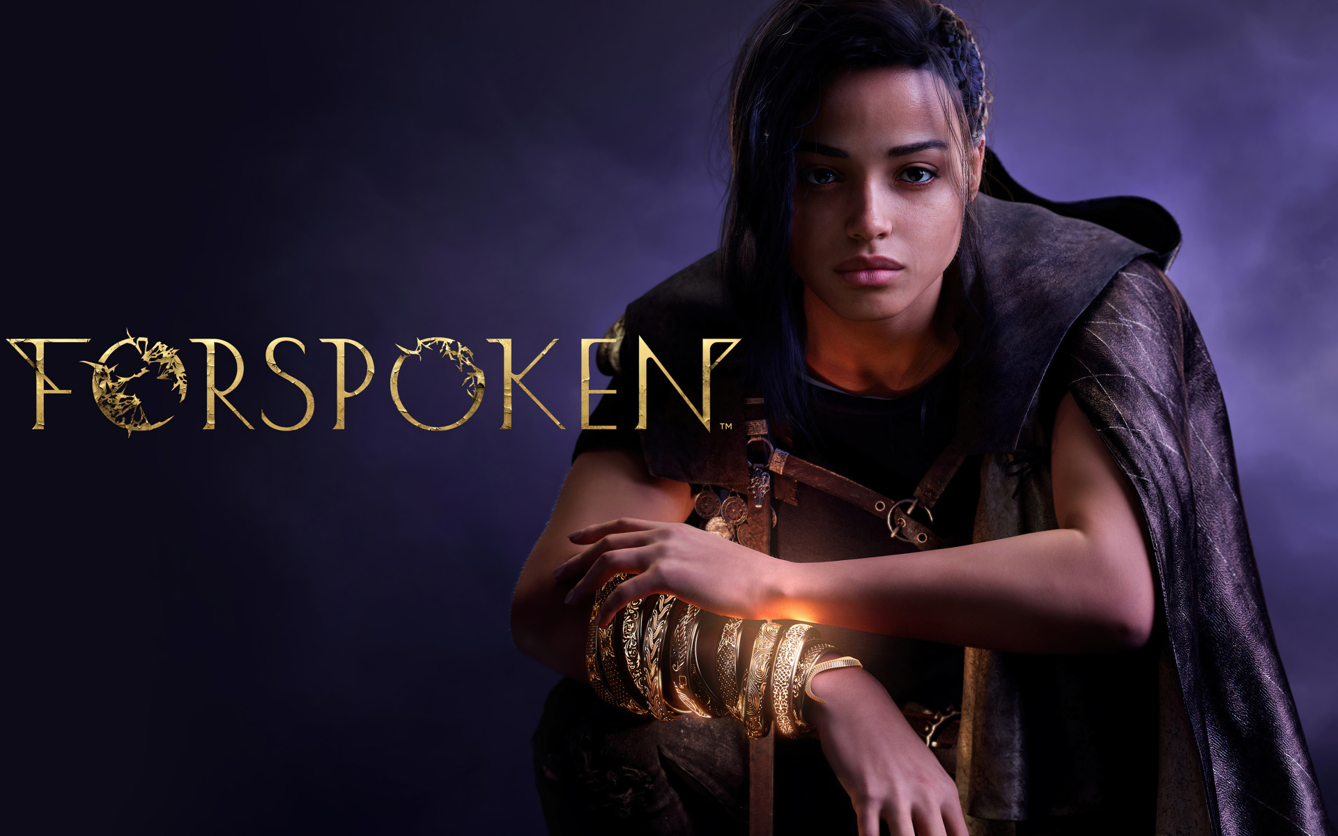 Постер новой компьютерной игры Forspoken, 2023